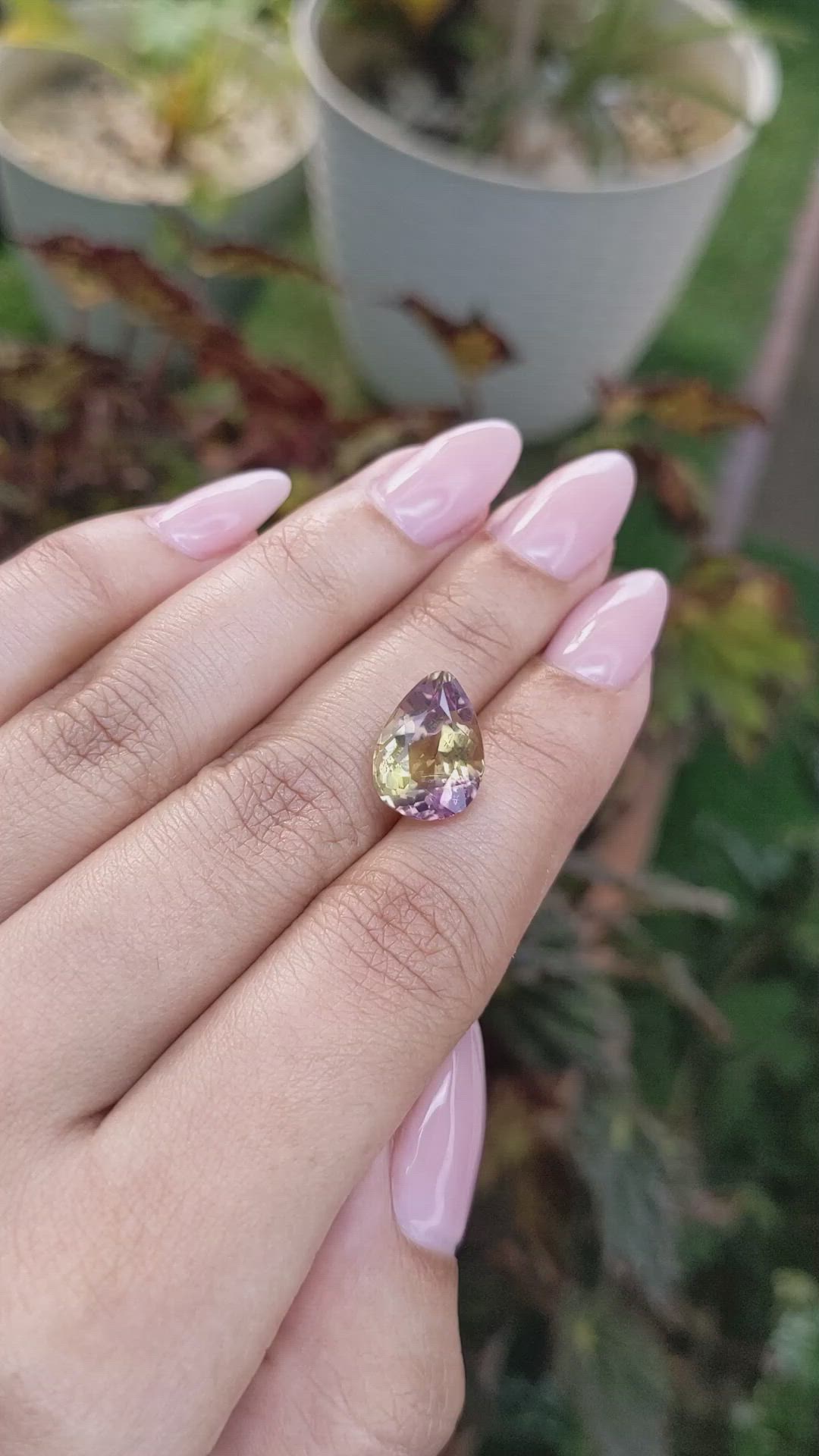 5.59 Ct. Ametrine from Madagascar Size Video