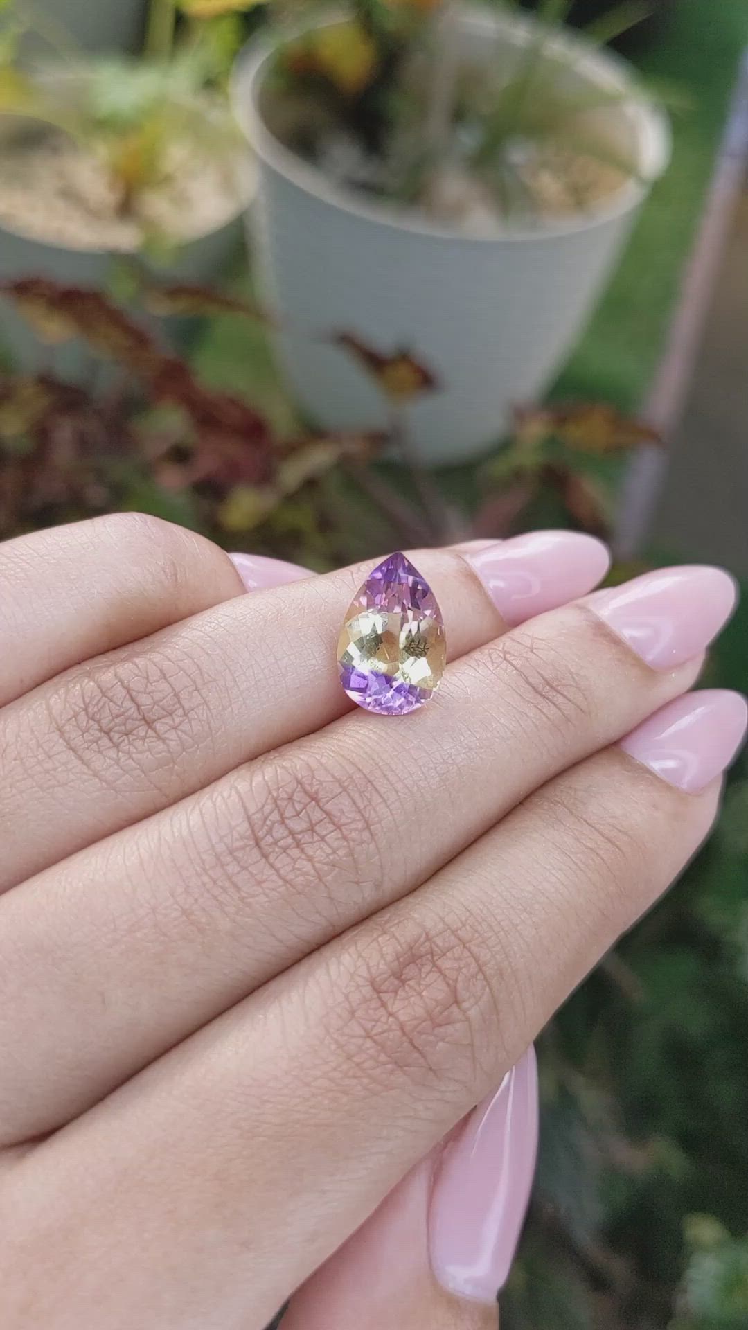 4.50 Ct. Ametrine from Madagascar Size Video