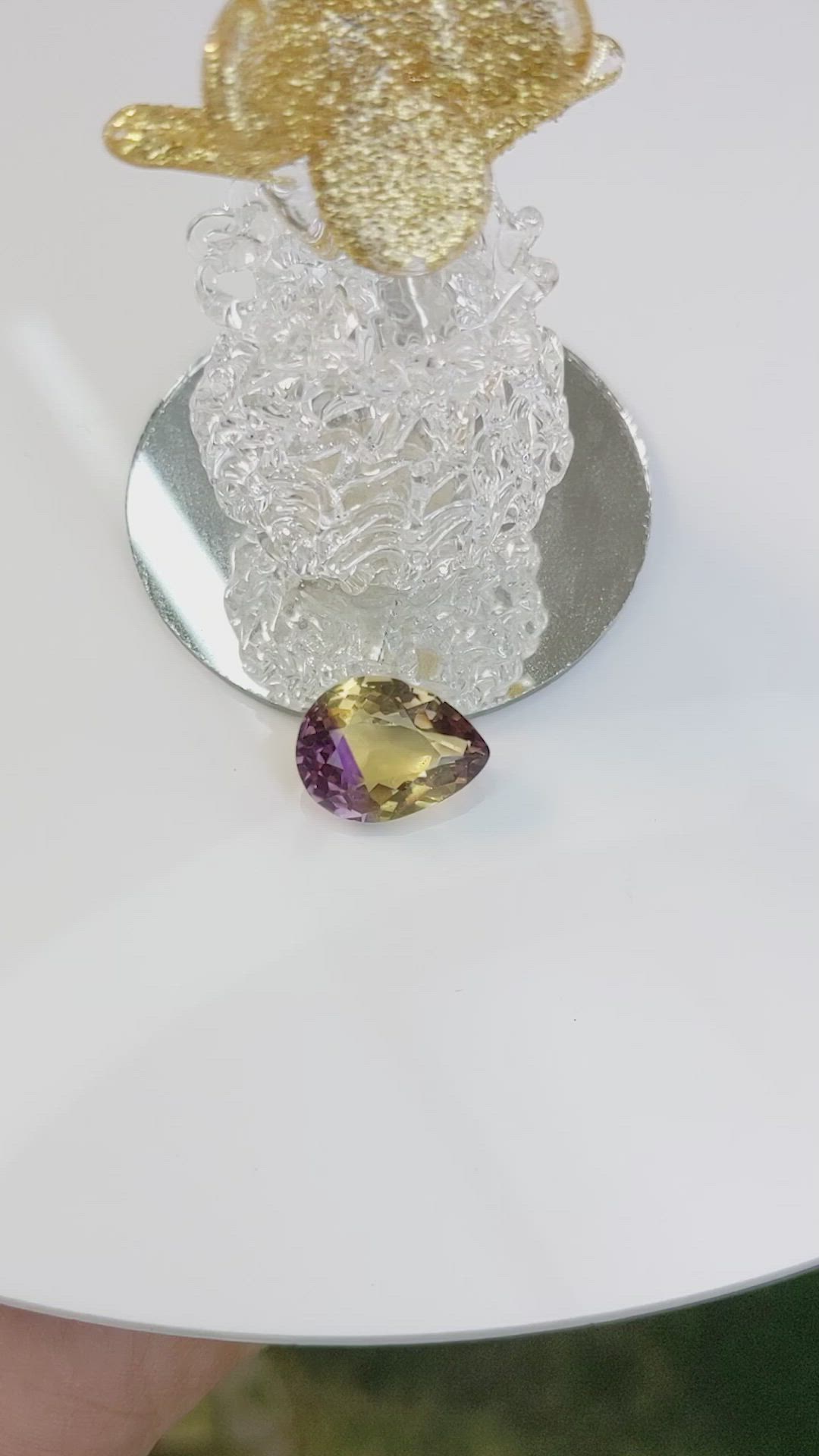 5.62 Ct. Ametrine from Madagascar Size Video