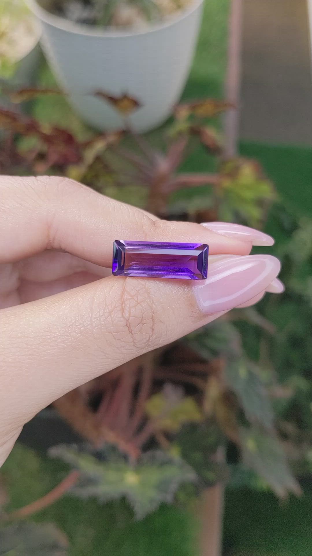 7.63 Ct. Ametrine from Madagascar Size Video