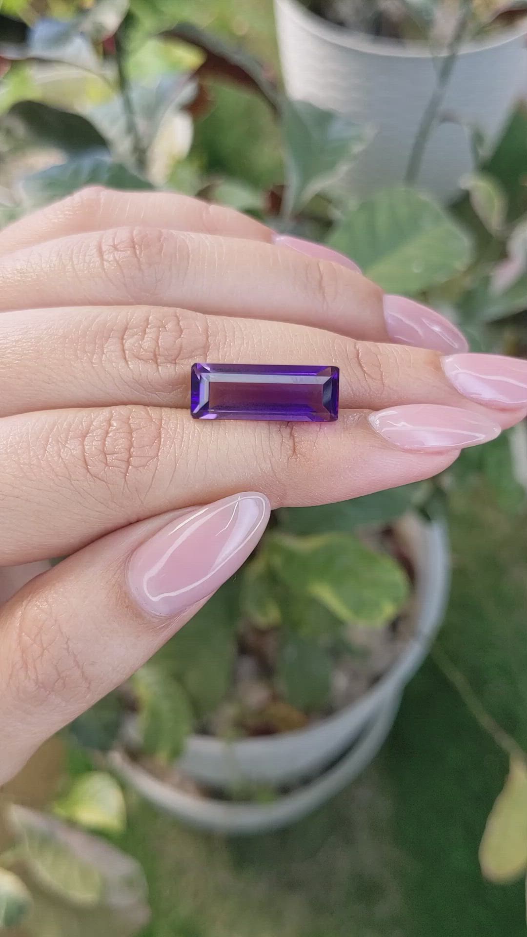 7.63 Ct. Ametrine from Madagascar Size Video