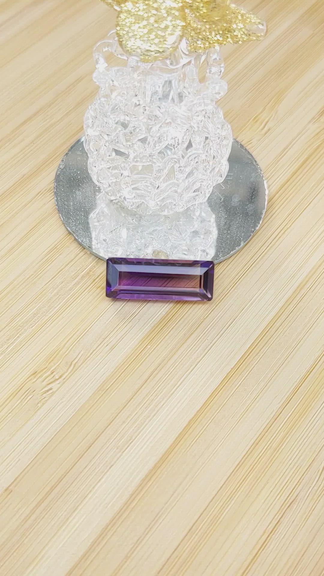 7.63 Ct. Ametrine from Madagascar Size Video
