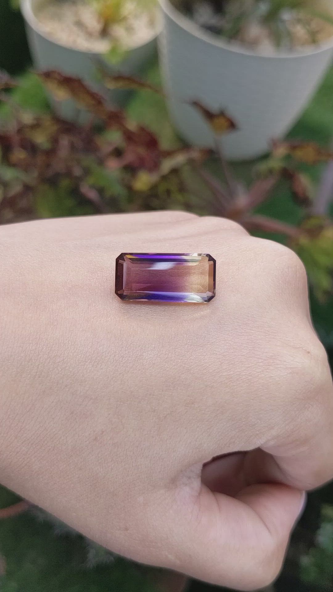 10.05 Ct. Ametrine from Madagascar Size Video