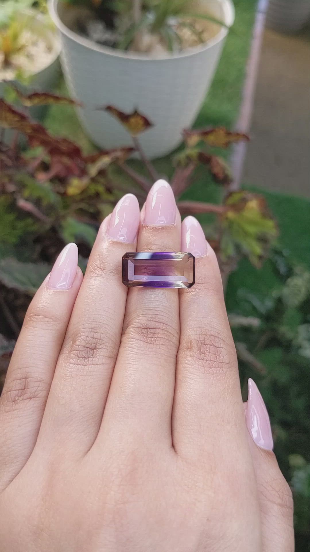 10.05 Ct. Ametrine from Madagascar Size Video