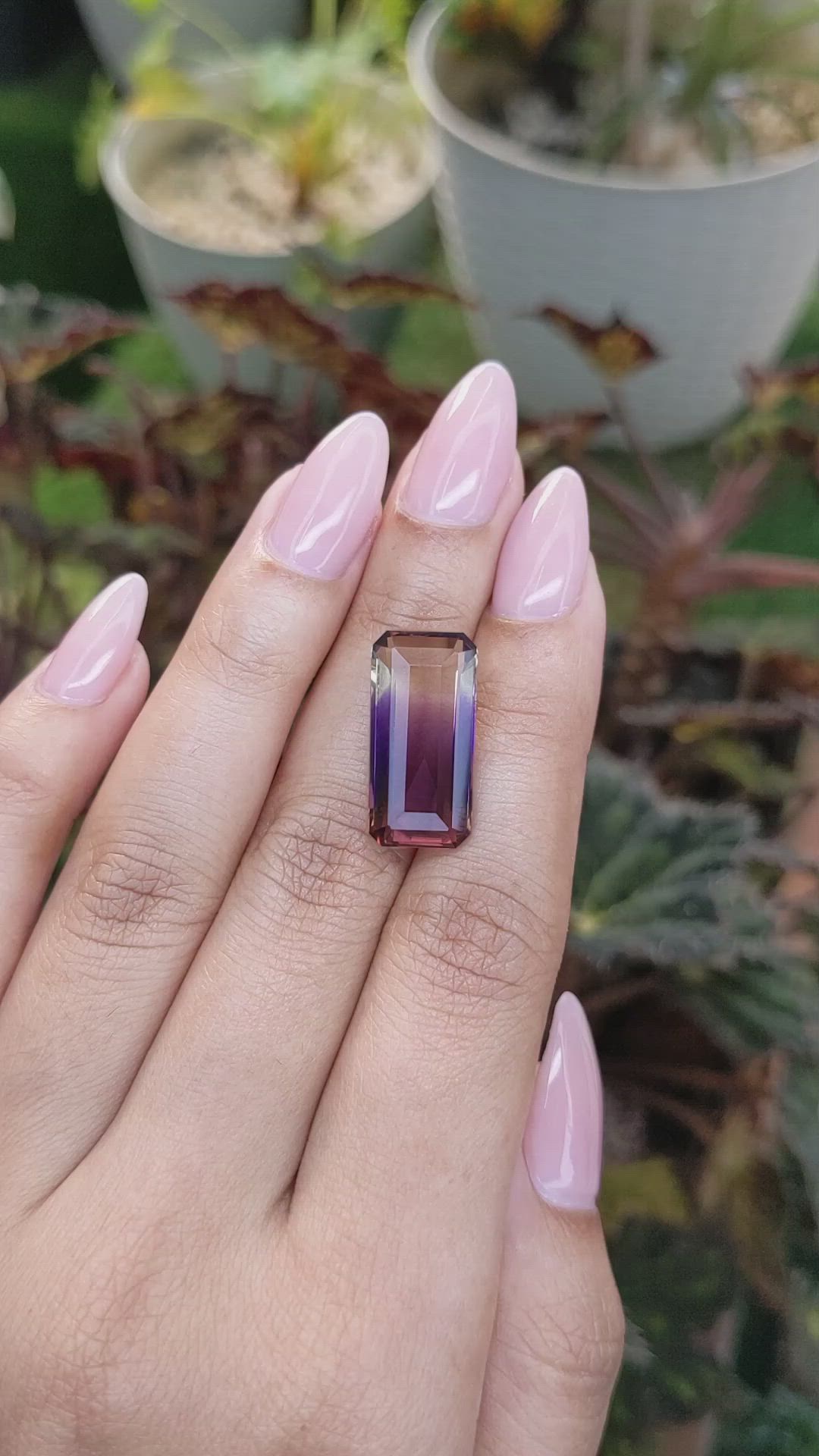 10.05 Ct. Ametrine from Madagascar Size Video