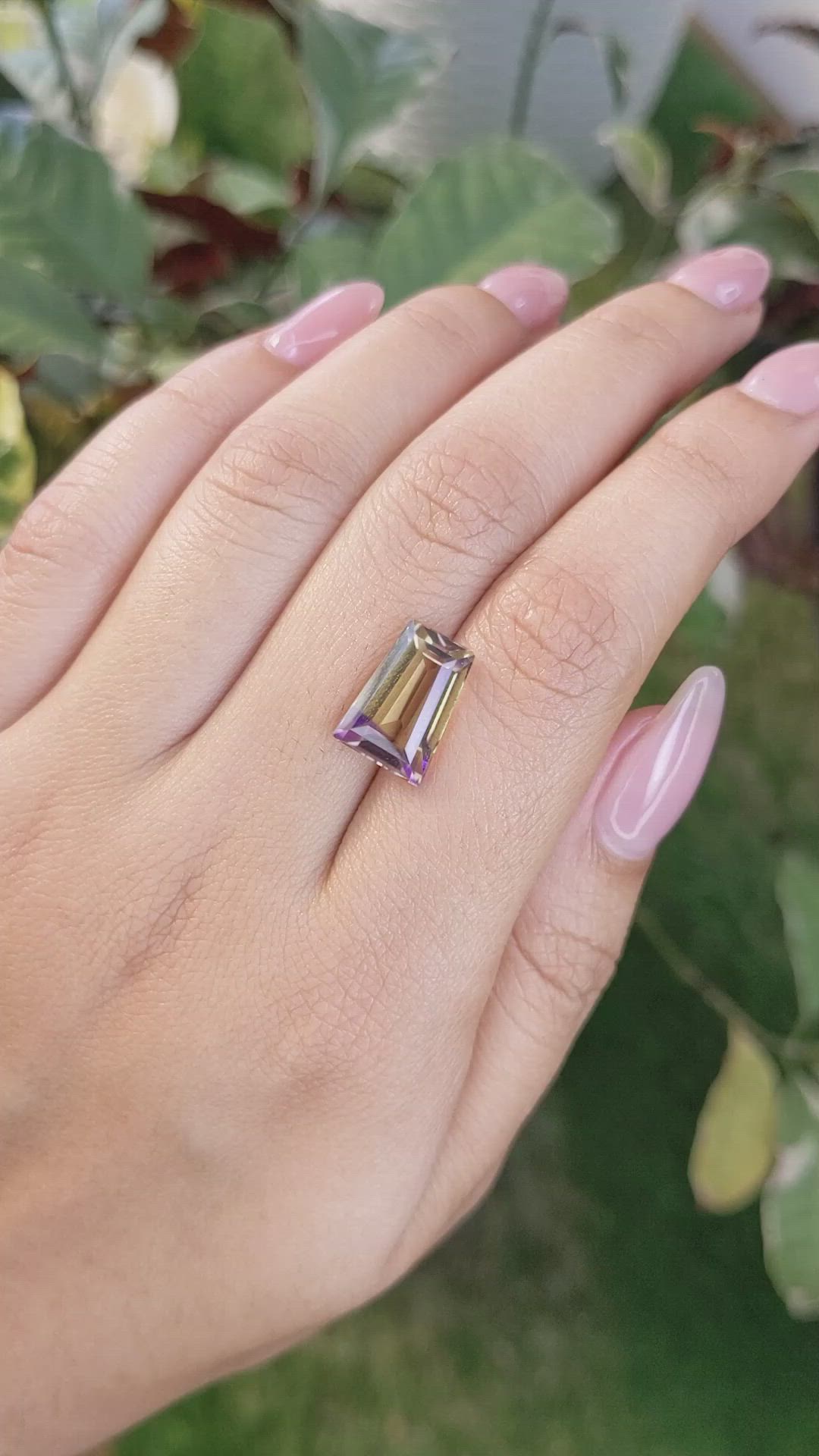 5.59 Ct. Ametrine from Madagascar Size Video