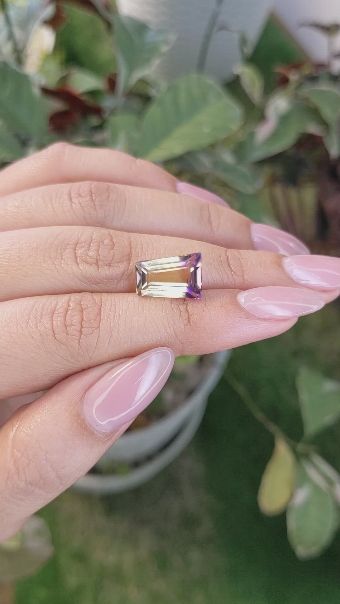 5.59 Ct. Ametrine from Madagascar Size Video