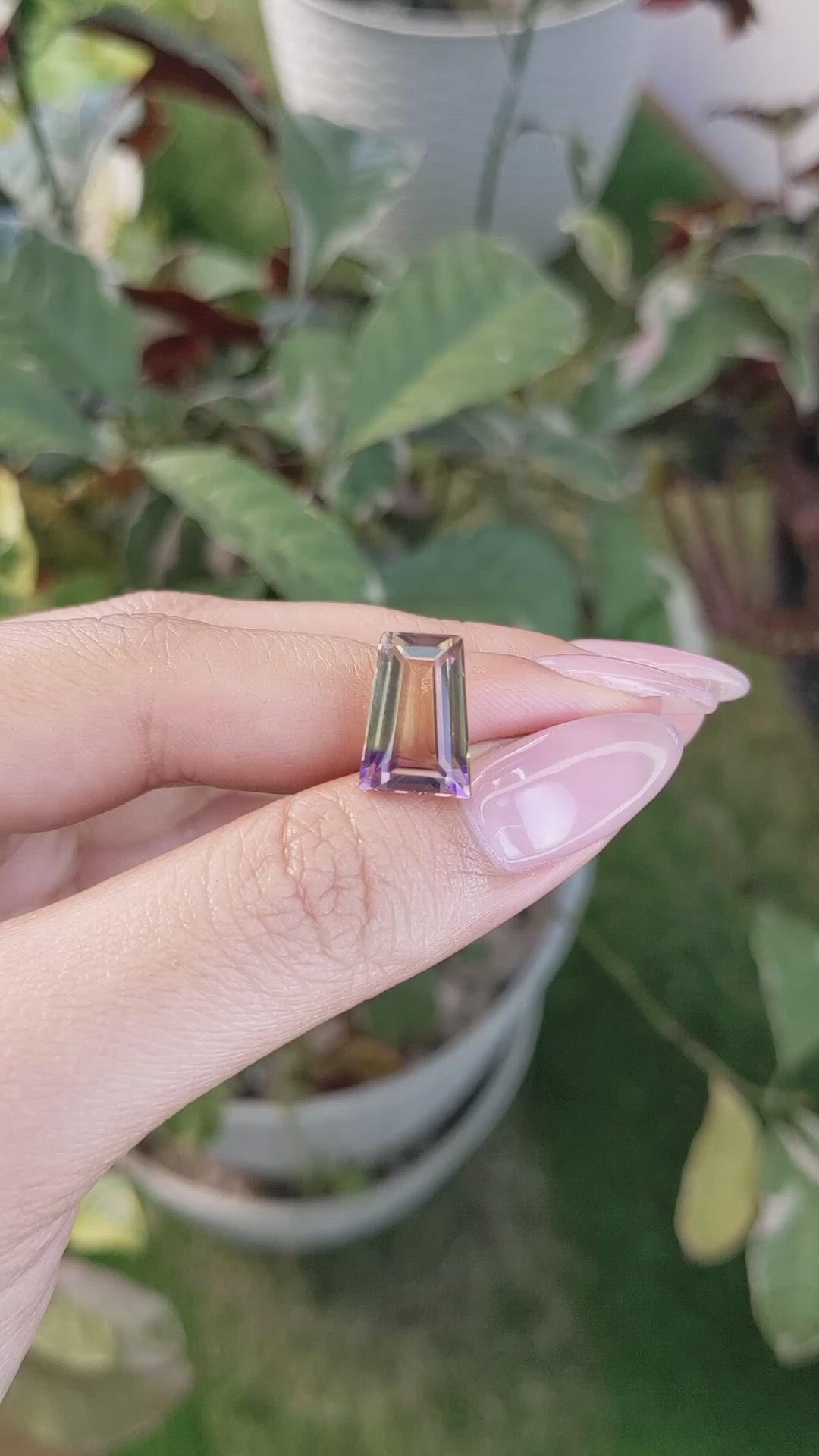 5.59 Ct. Ametrine from Madagascar Size Video