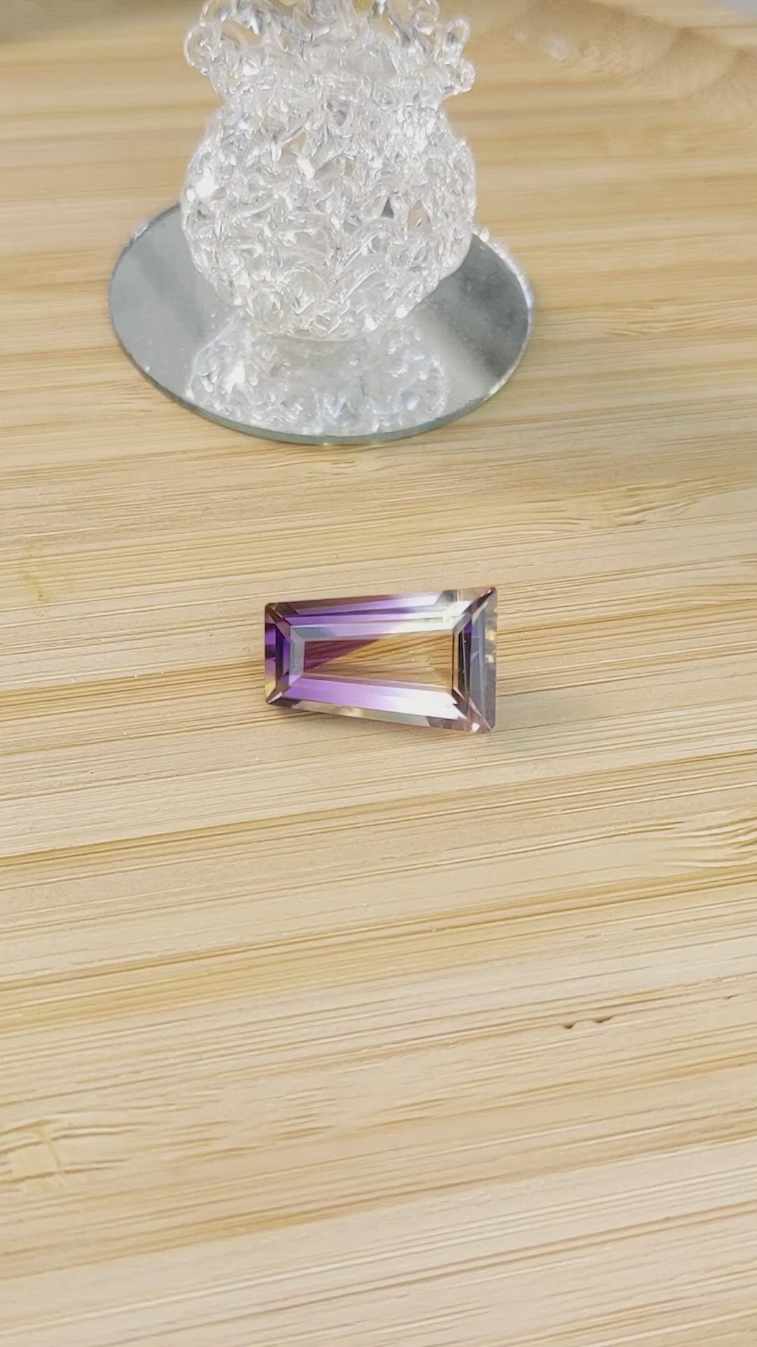9.46 Ct. Ametrine from Madagascar Size Video