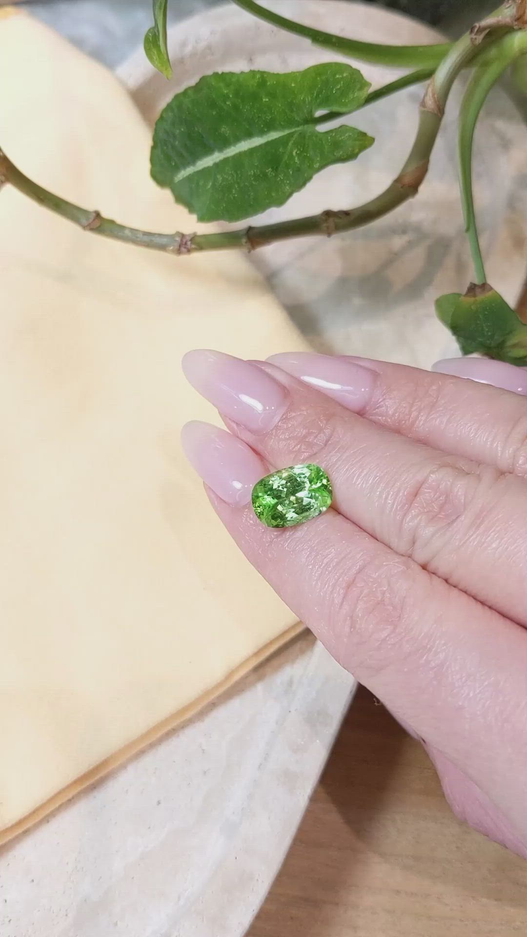 4.06 Ct. Paraiba Tourmaline from Mozambique Size Video