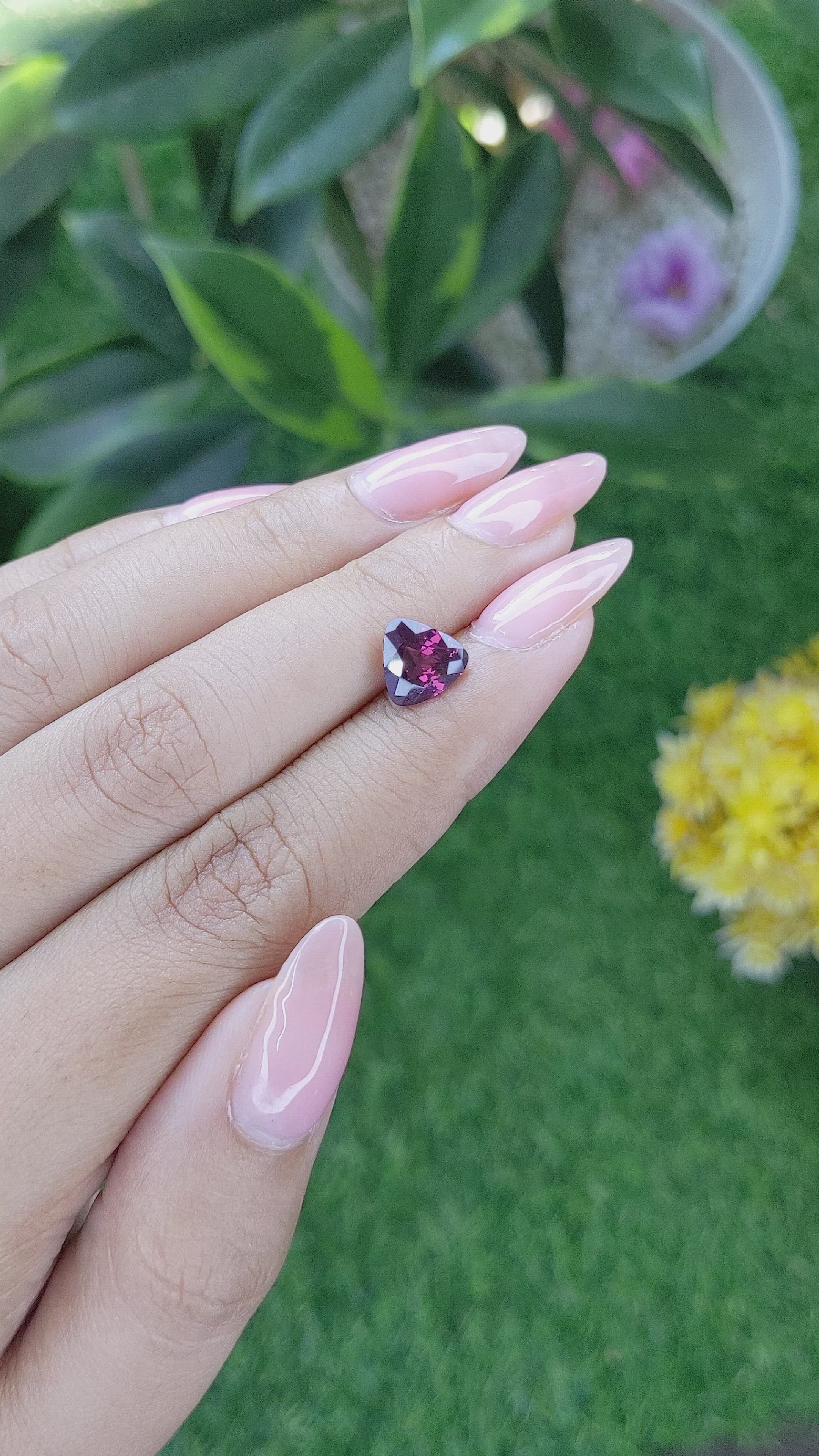 1.91 Ct. Spinel from Ceylon (Sri Lanka) Size Video