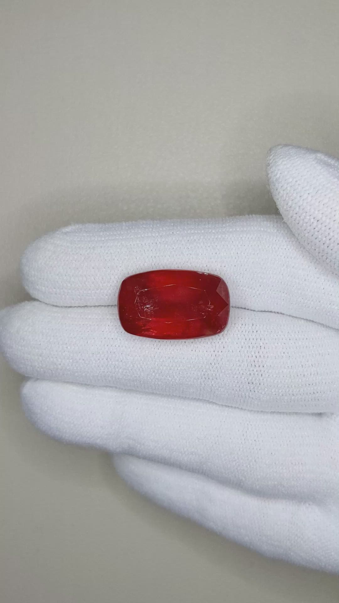 15.19 Ct. Rhodonite from Brazil Size Video