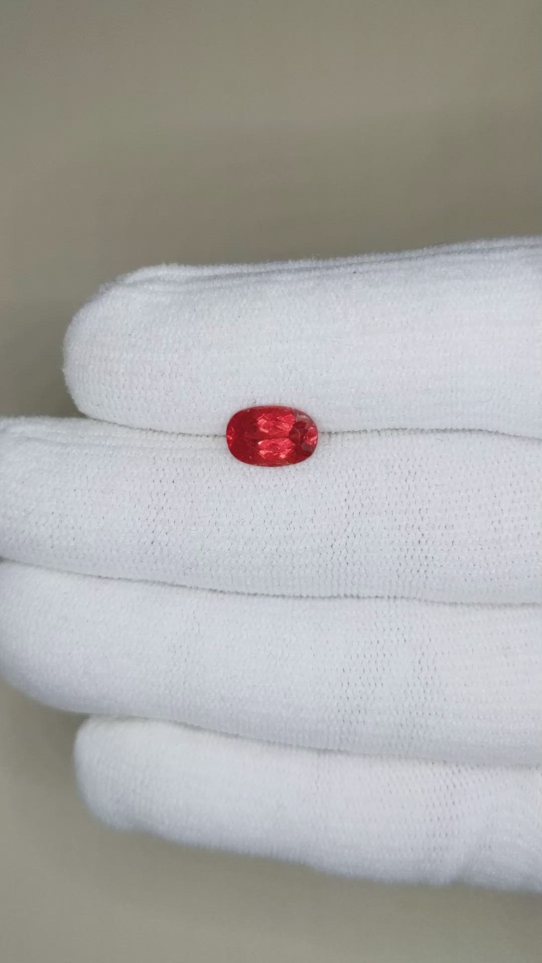 2.00 Ct. Rhodonite from Brazil Size Video