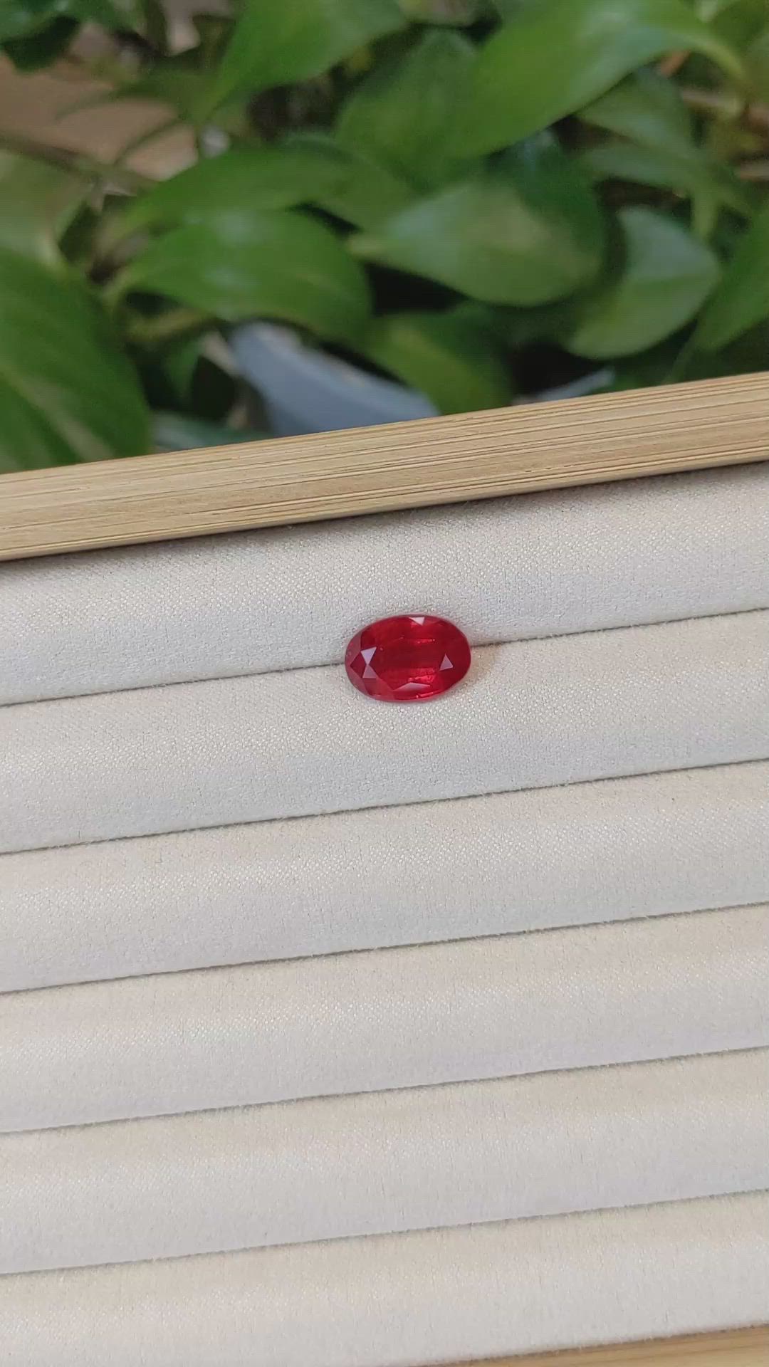 5.73 Ct. Rhodonite from Brazil Size Video