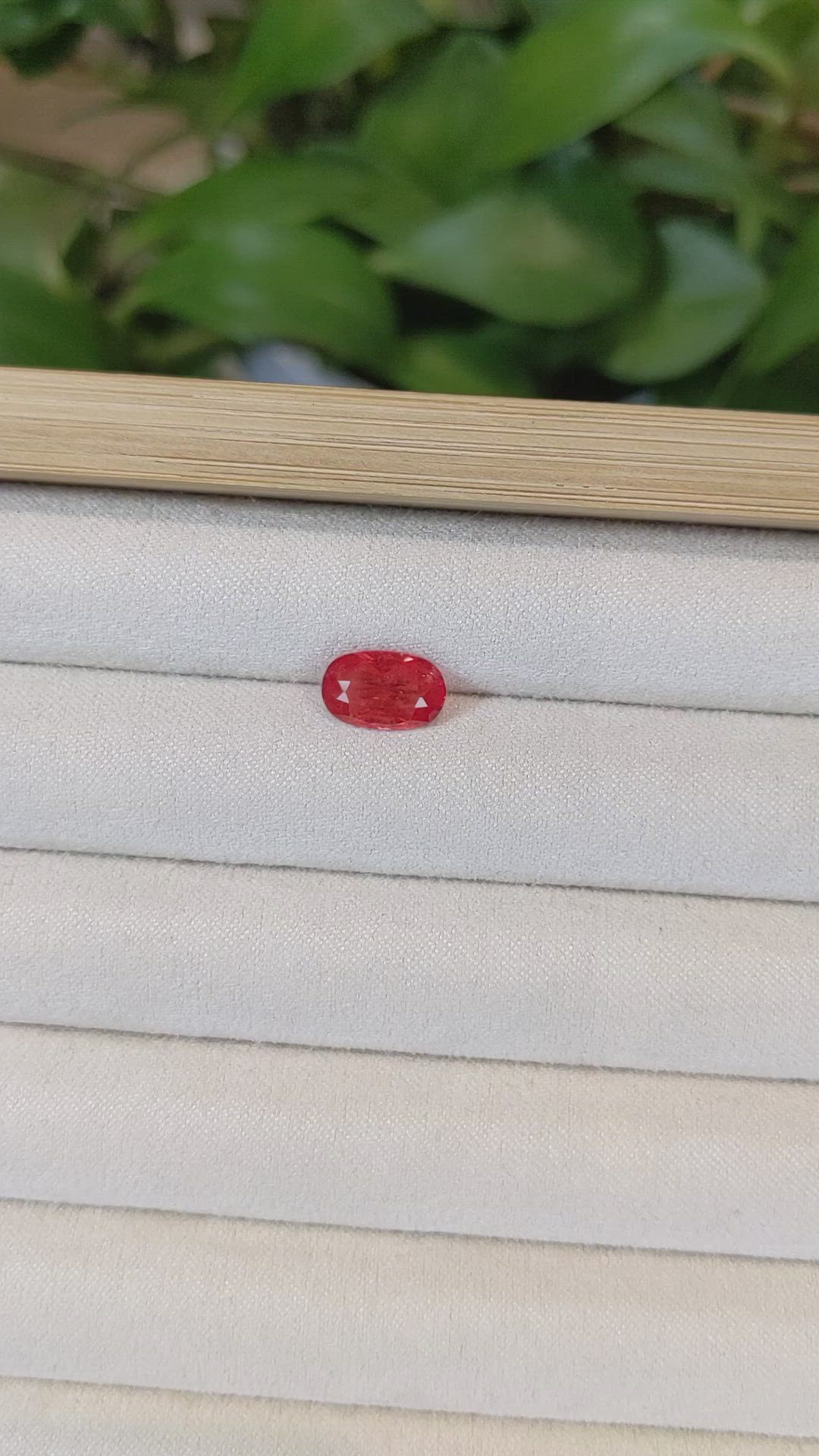 2.43 Ct. Rhodonite from Brazil Size Video