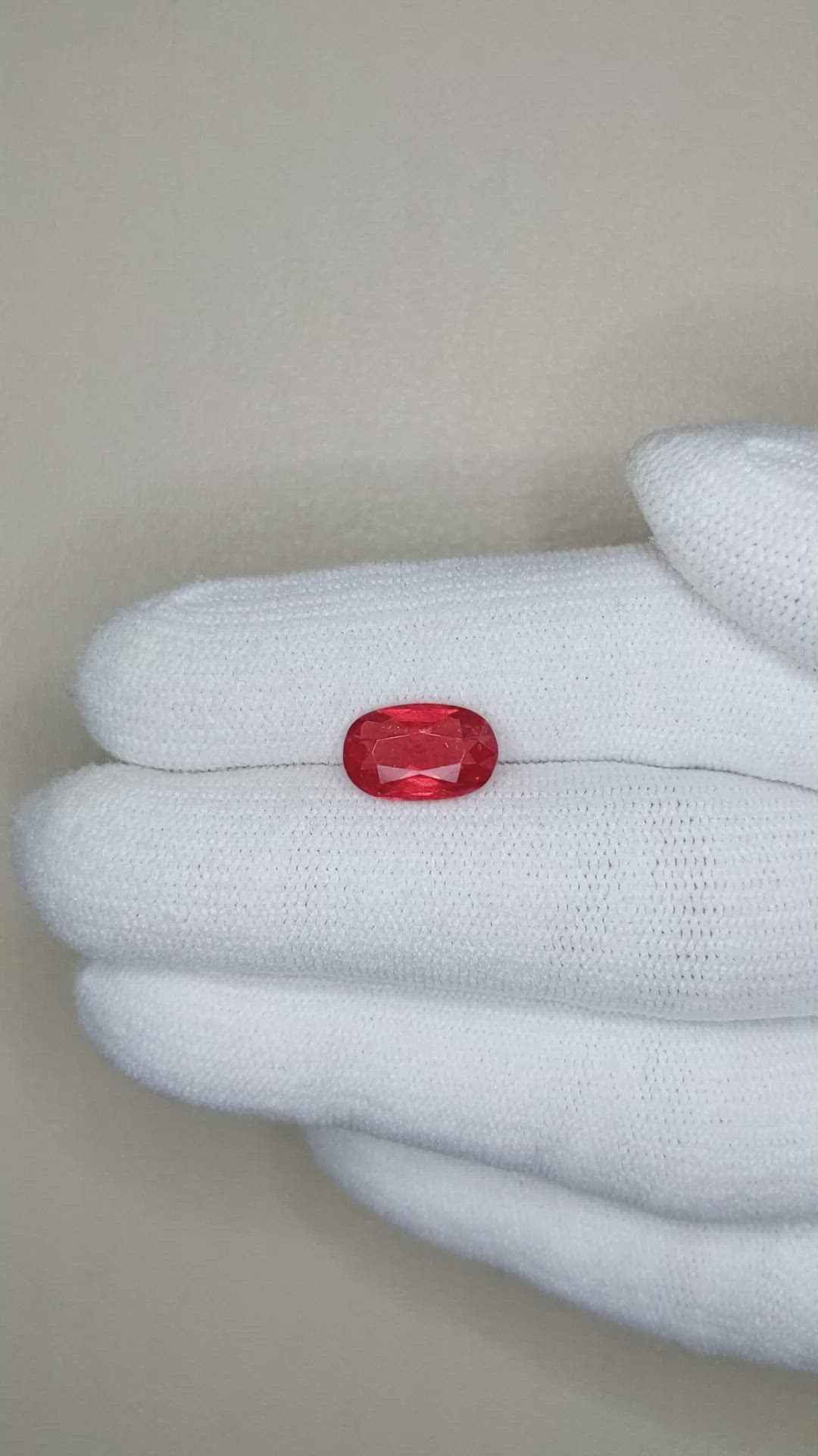 2.43 Ct. Rhodonite from Brazil Size Video