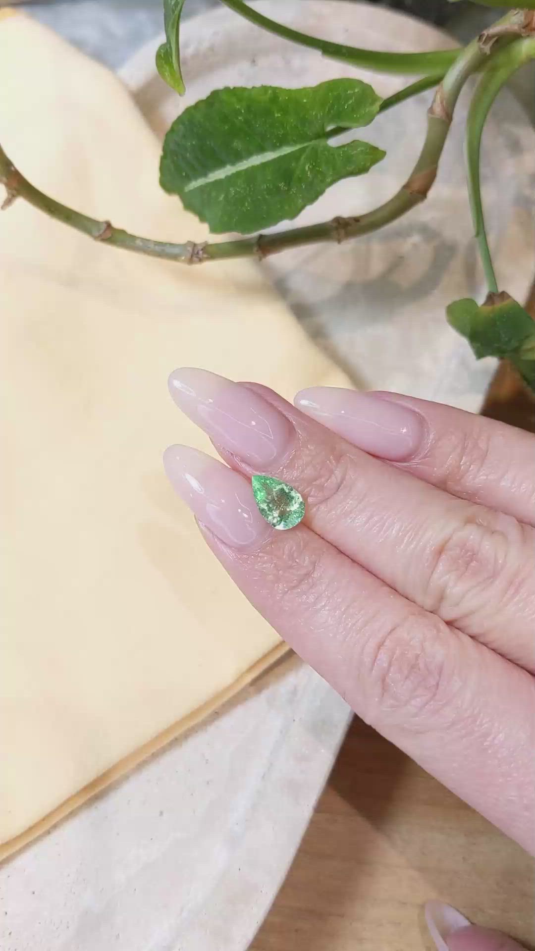 1.29 Ct. Paraiba Tourmaline from Mozambique Size Video