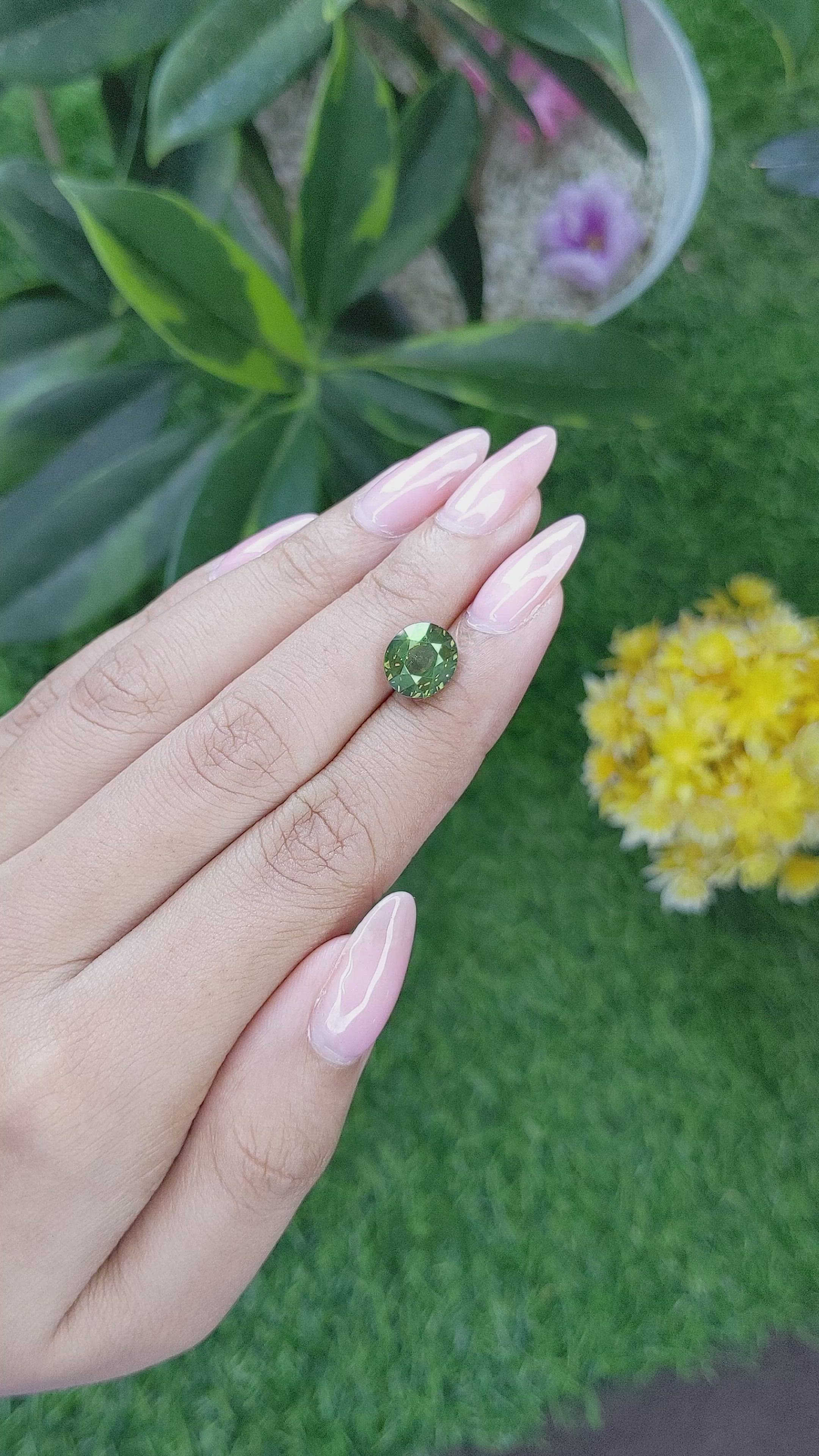 4.07 Ct. Zircon from Ceylon (Sri Lanka) Size Video