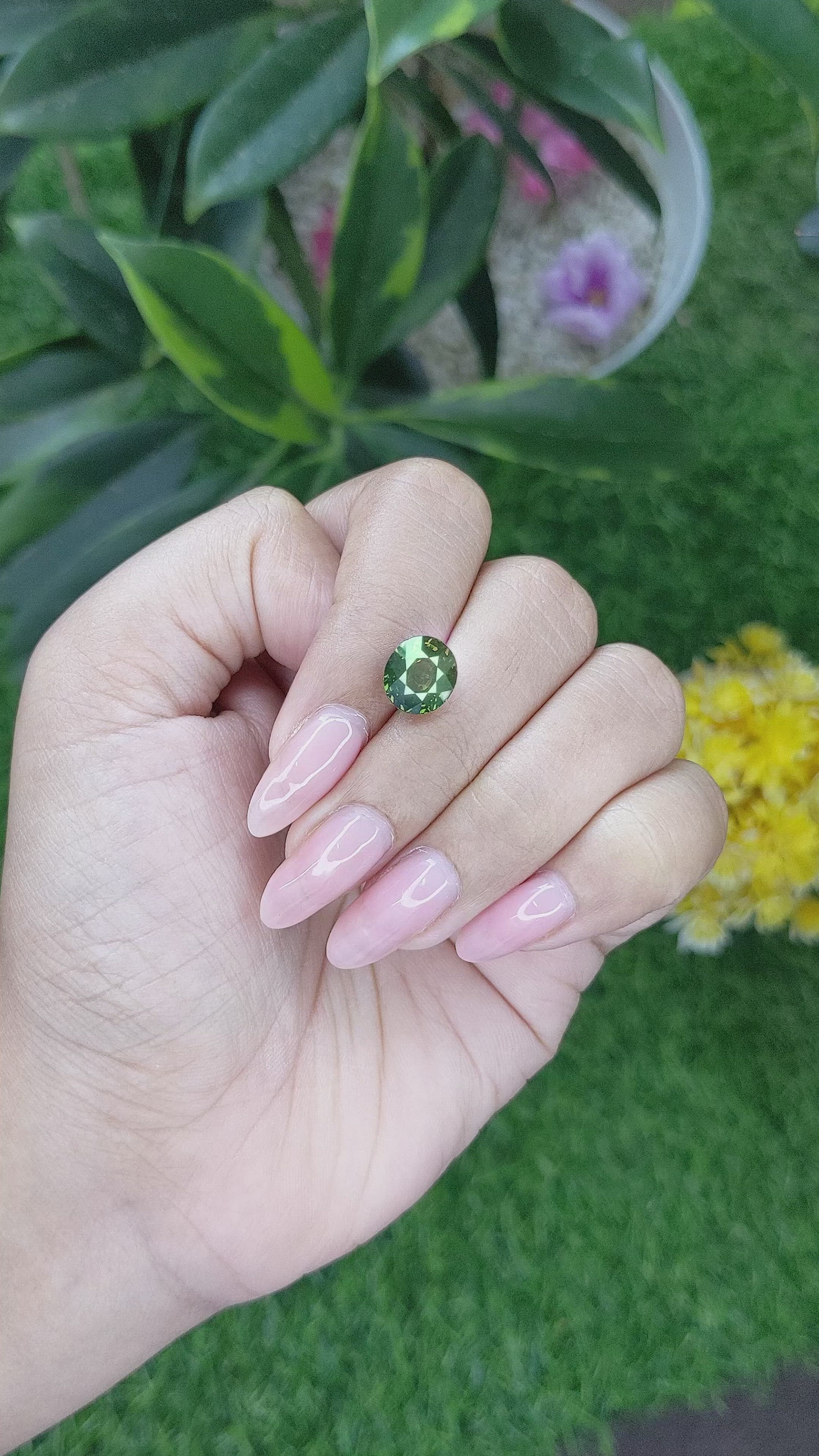 4.07 Ct. Zircon from Ceylon (Sri Lanka) Size Video