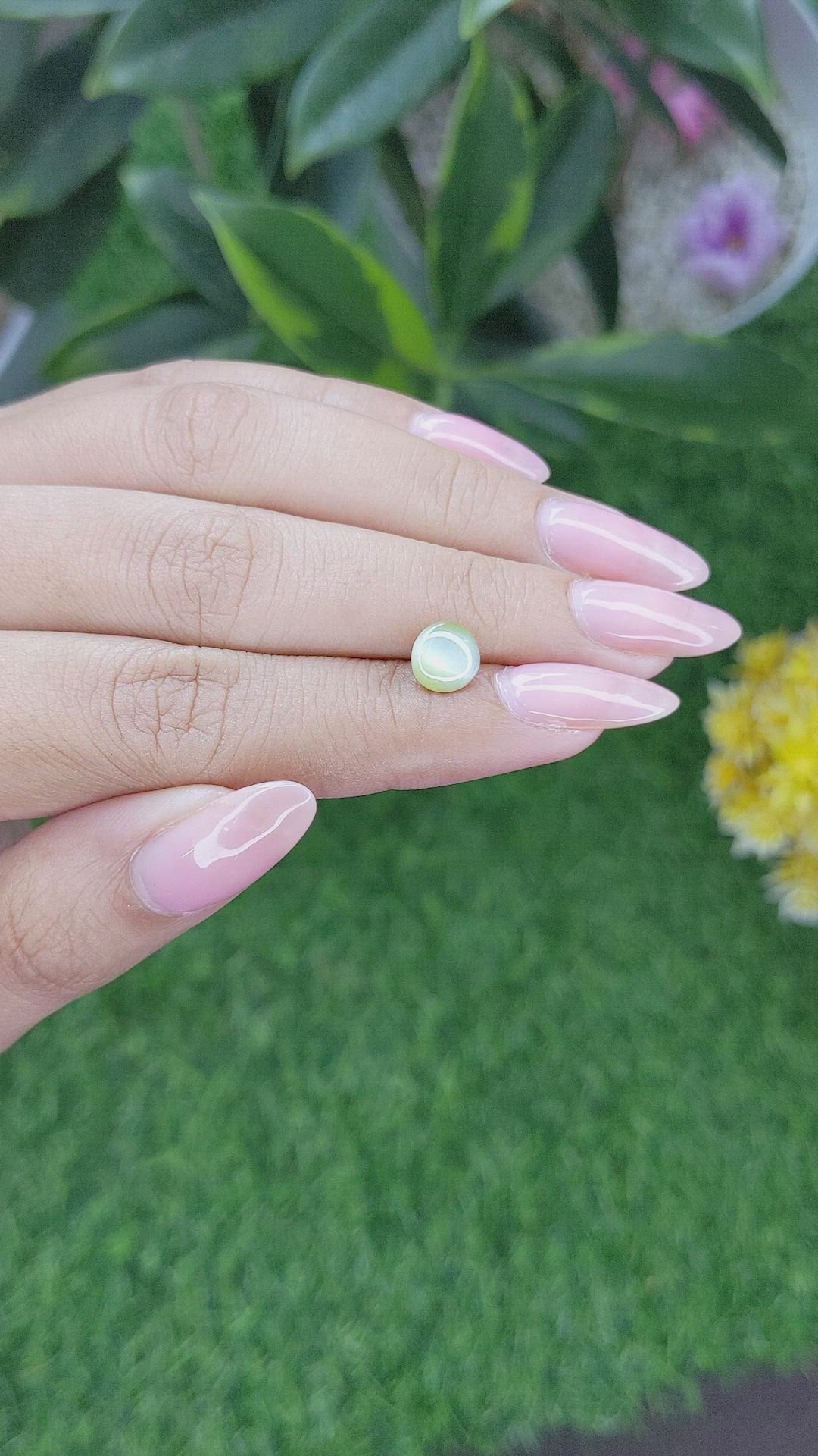 1.72 Ct. Chrysoberyl from Ceylon (Sri Lanka) Size Video