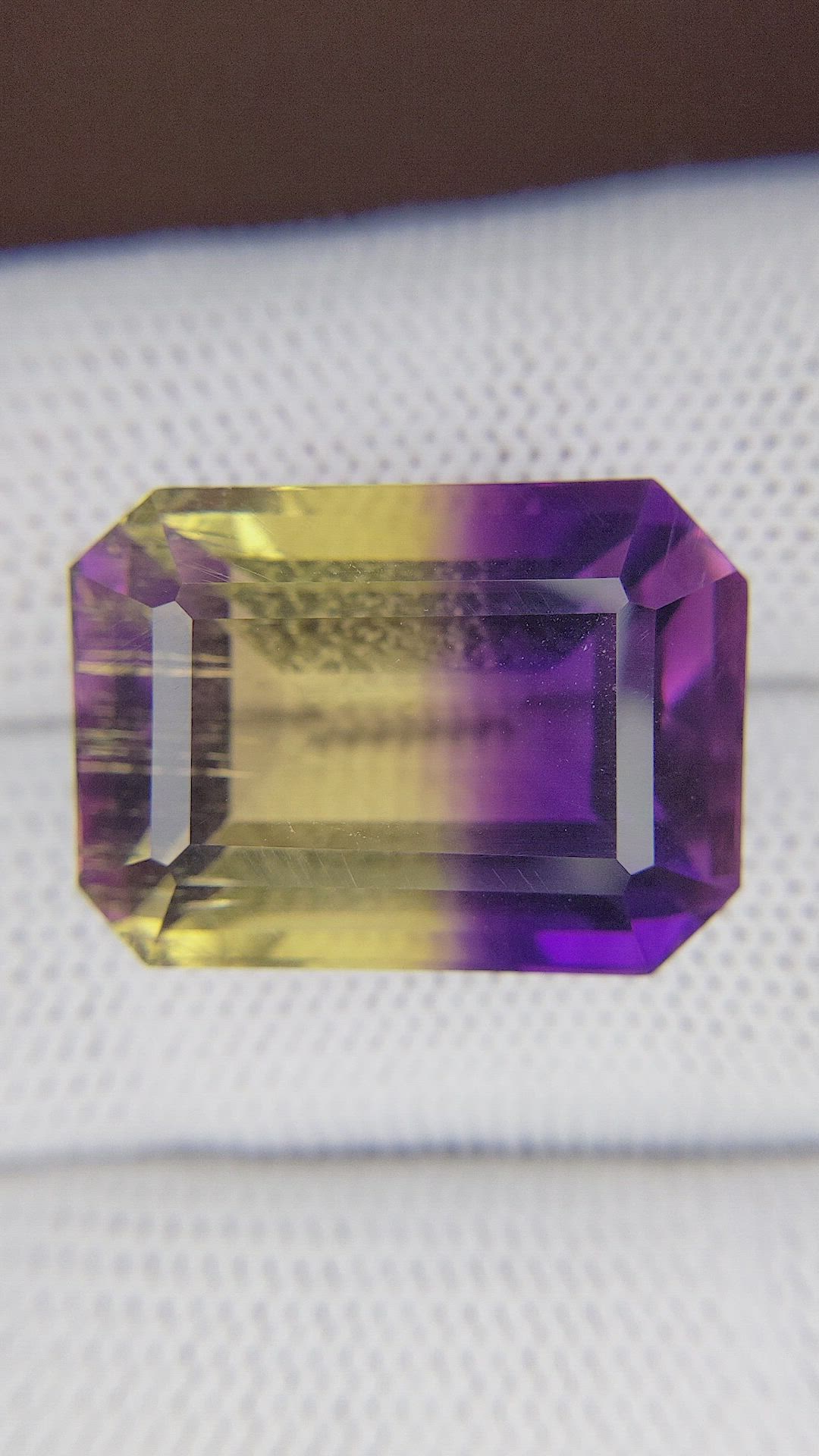 34.73 Ct. Ametrine from Ceylon (Sri Lanka) Size Video