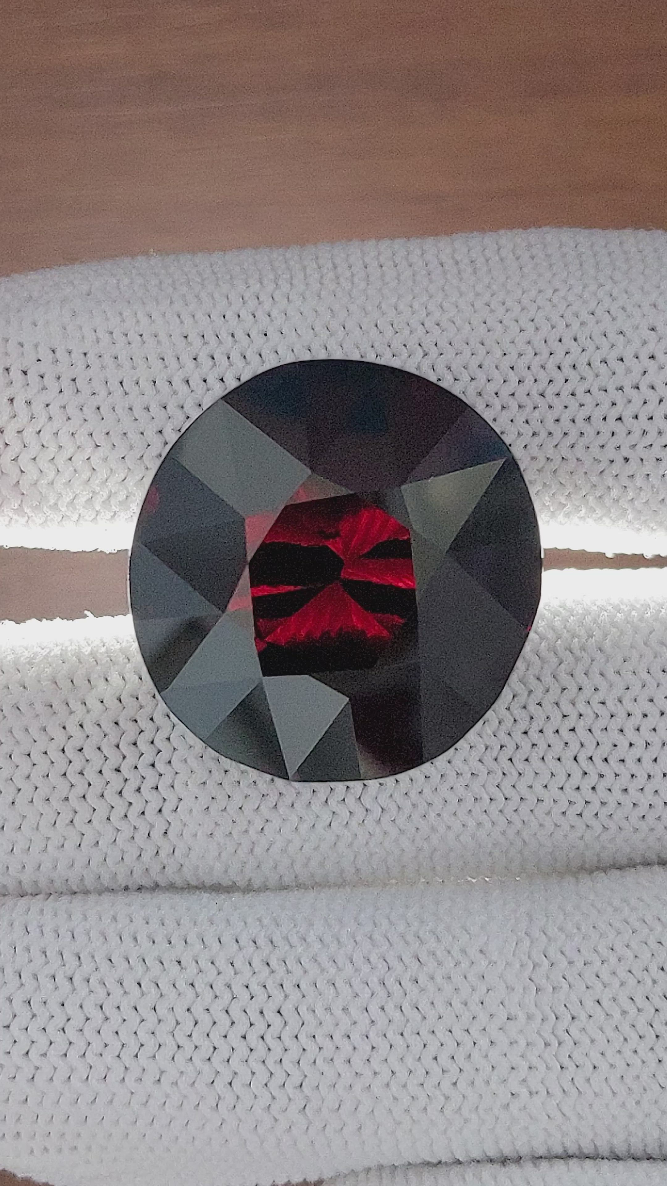 72.44 Ct. Red Garnet from Tanzania Size Video