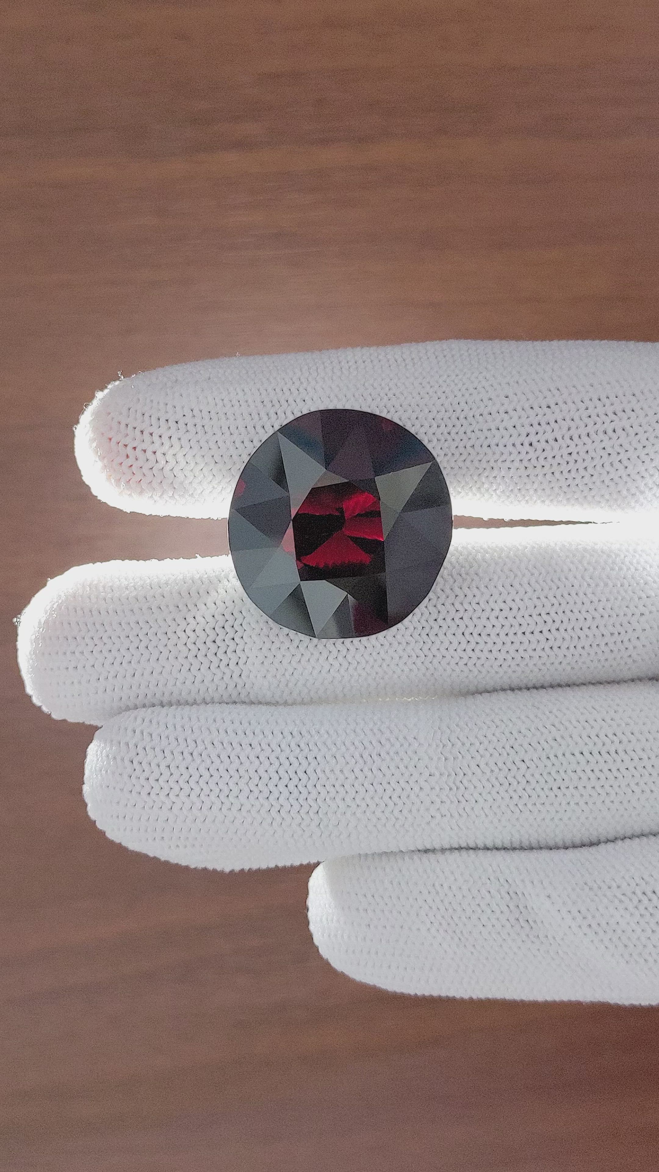 72.44 Ct. Red Garnet from Tanzania Size Video