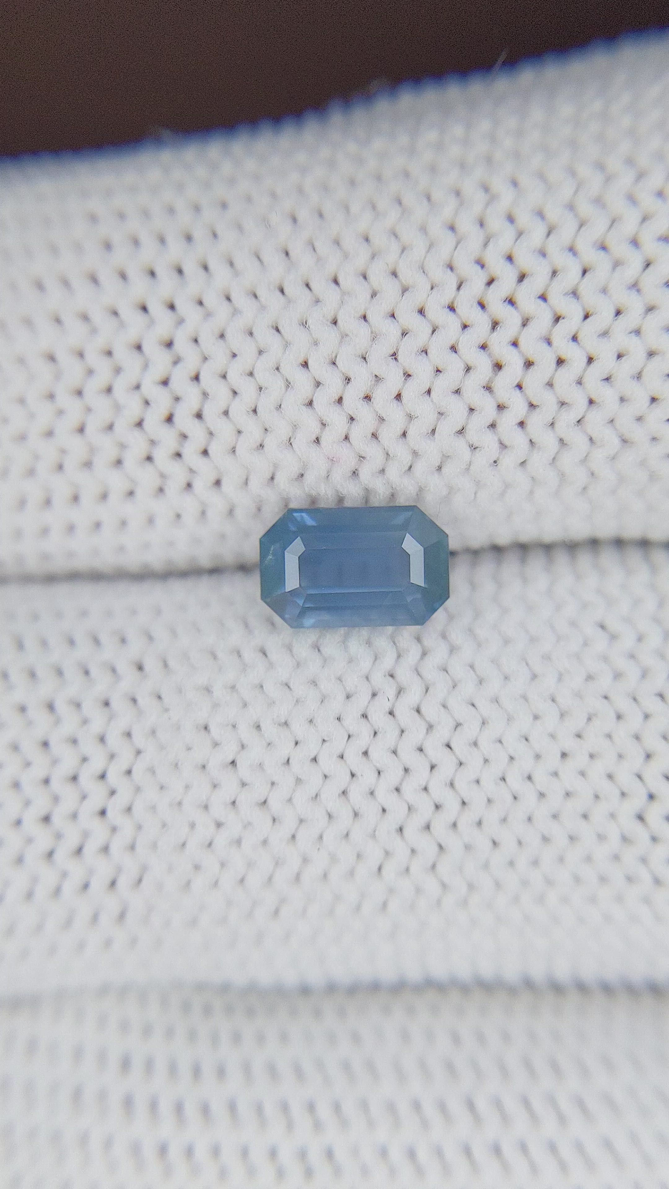 1.29 Ct. Greenish Blue Spinel from Tanzania Size Video