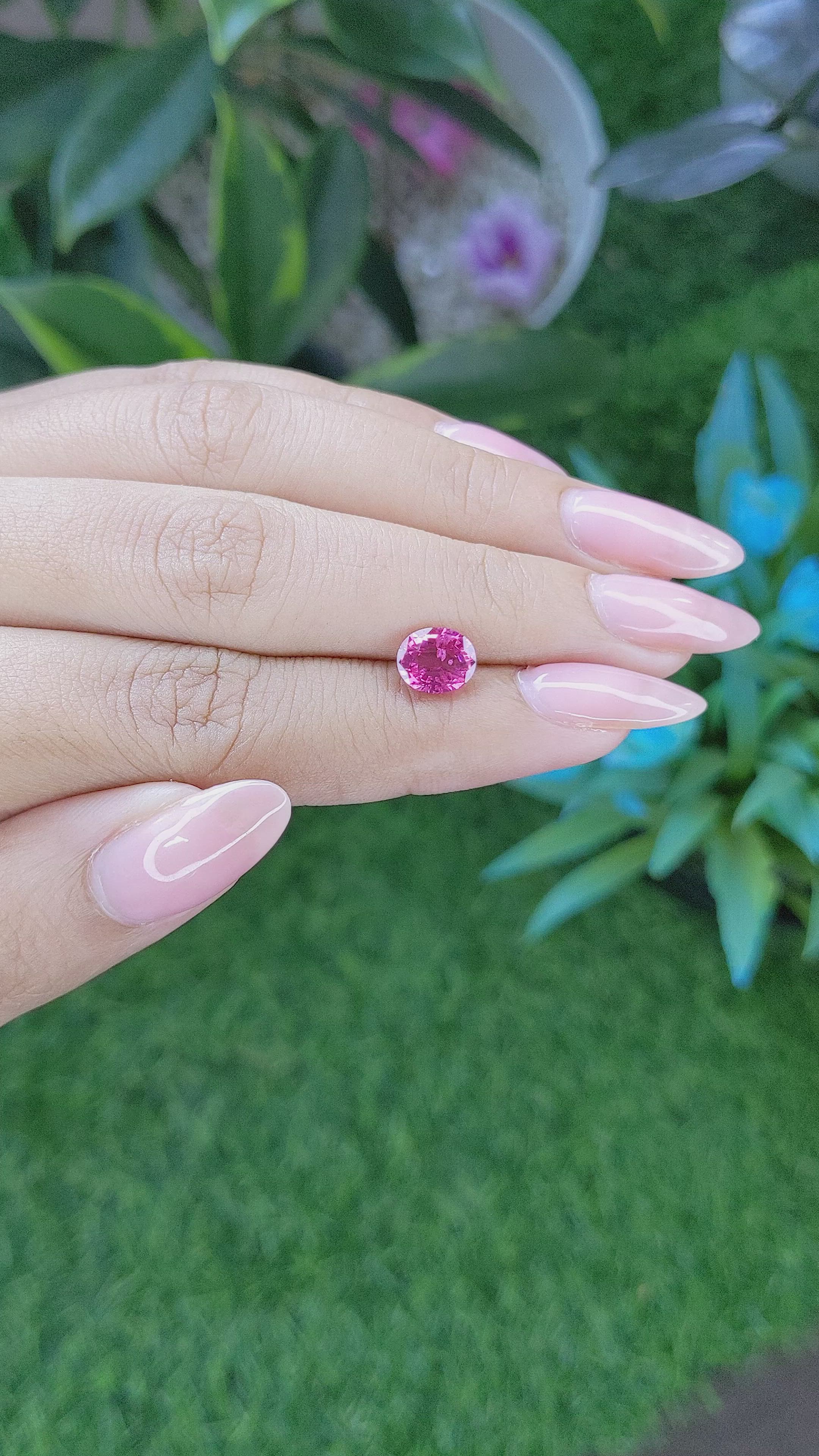 1.66 Ct. Spinel from Tanzania Size Video