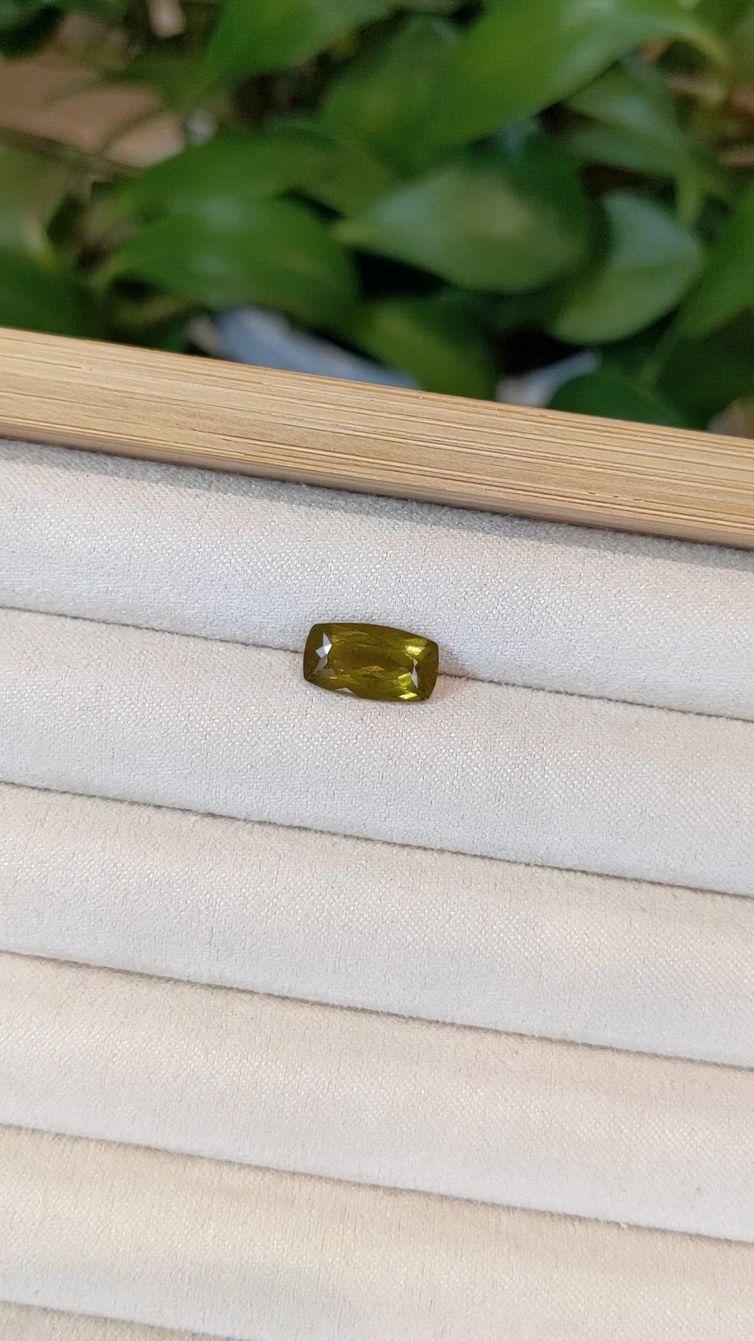 2.85 Ct. Sphene (Titanite) from Madagascar Size Video