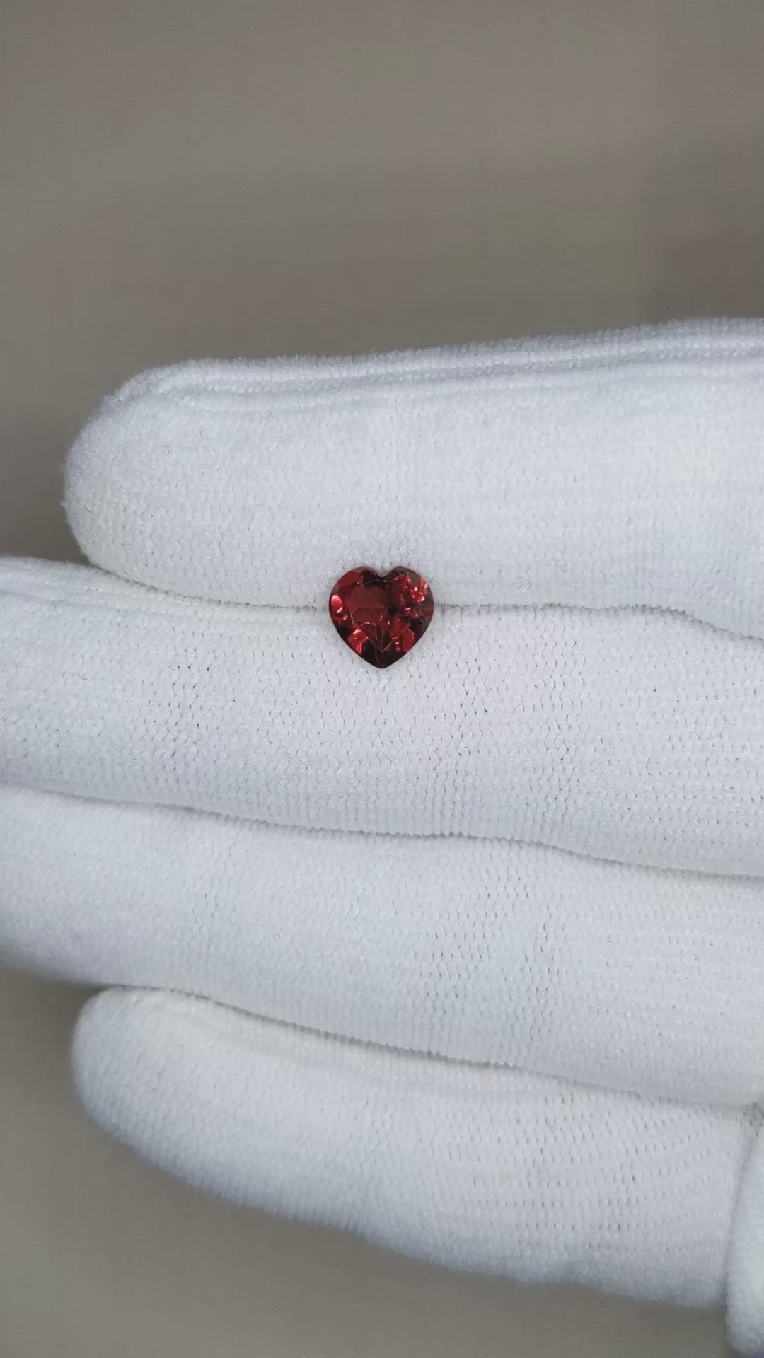 1.49 Ct. Garnet from Ceylon (Sri Lanka) Size Video