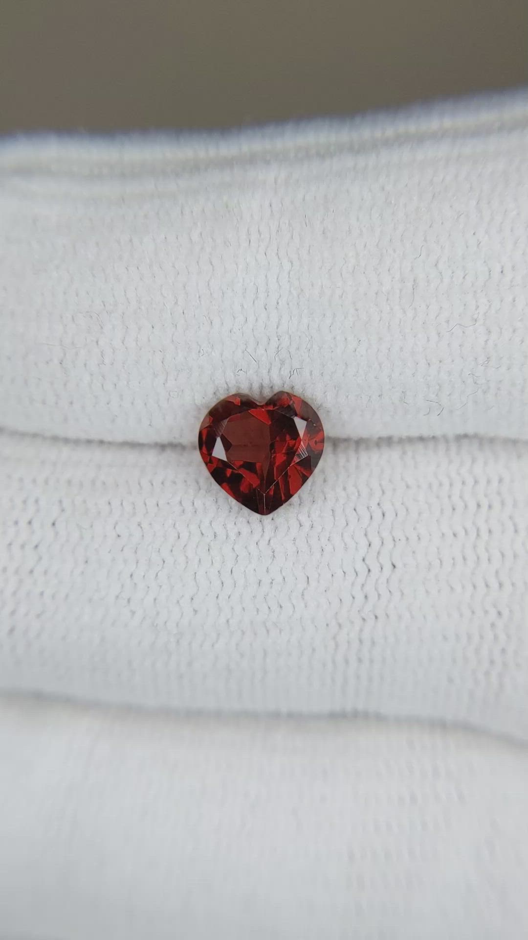 1.49 Ct. Garnet from Ceylon (Sri Lanka) Size Video