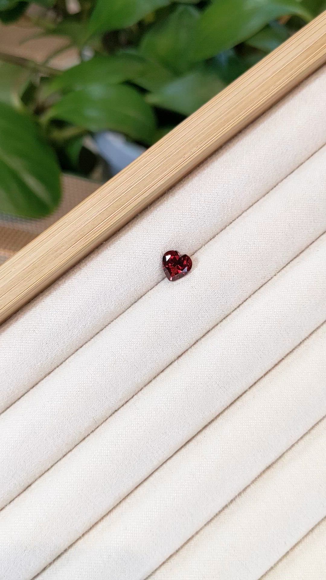 1.50 Ct. Garnet from Ceylon (Sri Lanka) Size Video