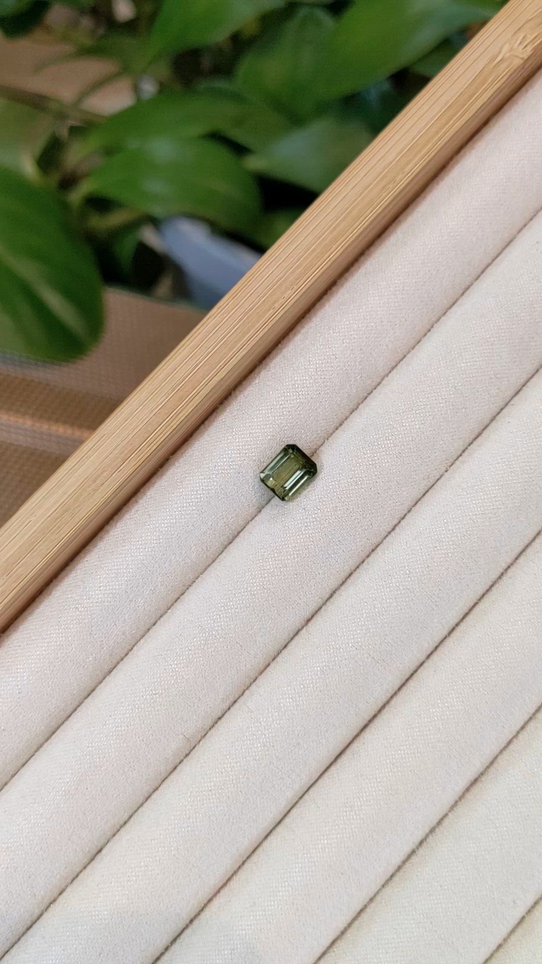 1.96 Ct. Green Tourmaline from Mozambique Size Video