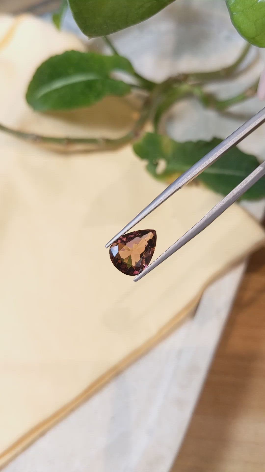 2.52 Ct. Rubellite Tourmaline from Brazil Size Video