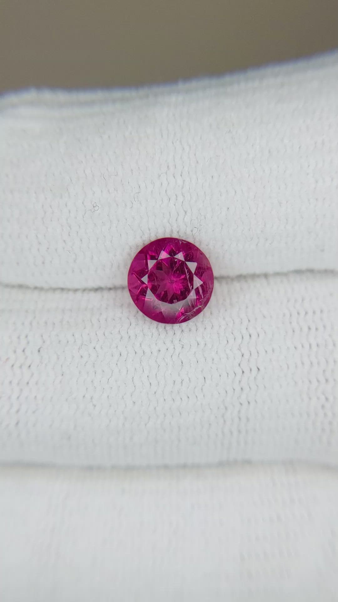 1.66 Ct. Rubellite Tourmaline from Mozambique Size Video