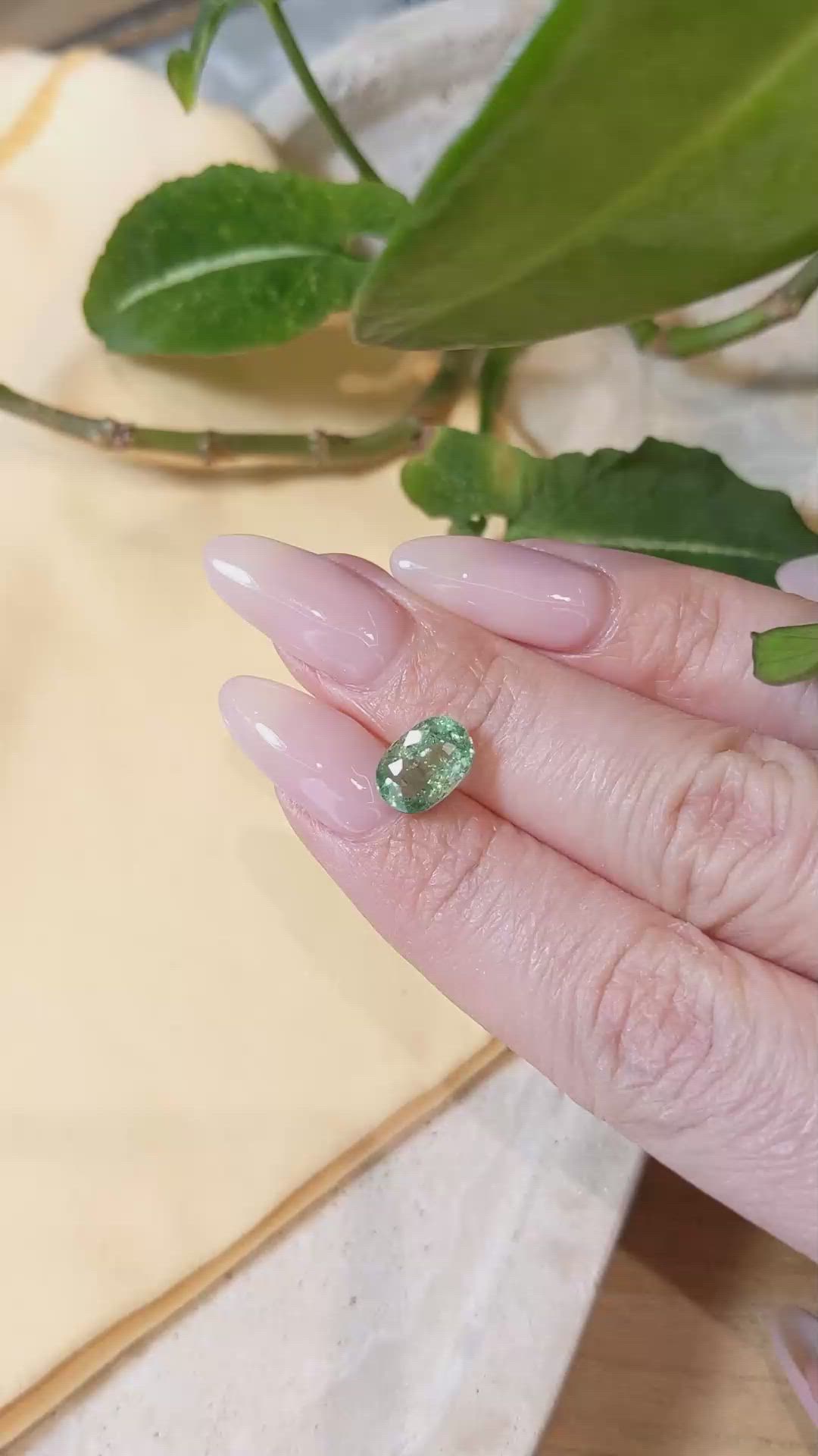 2.37 Ct. Paraiba Tourmaline from Nigeria Size Video