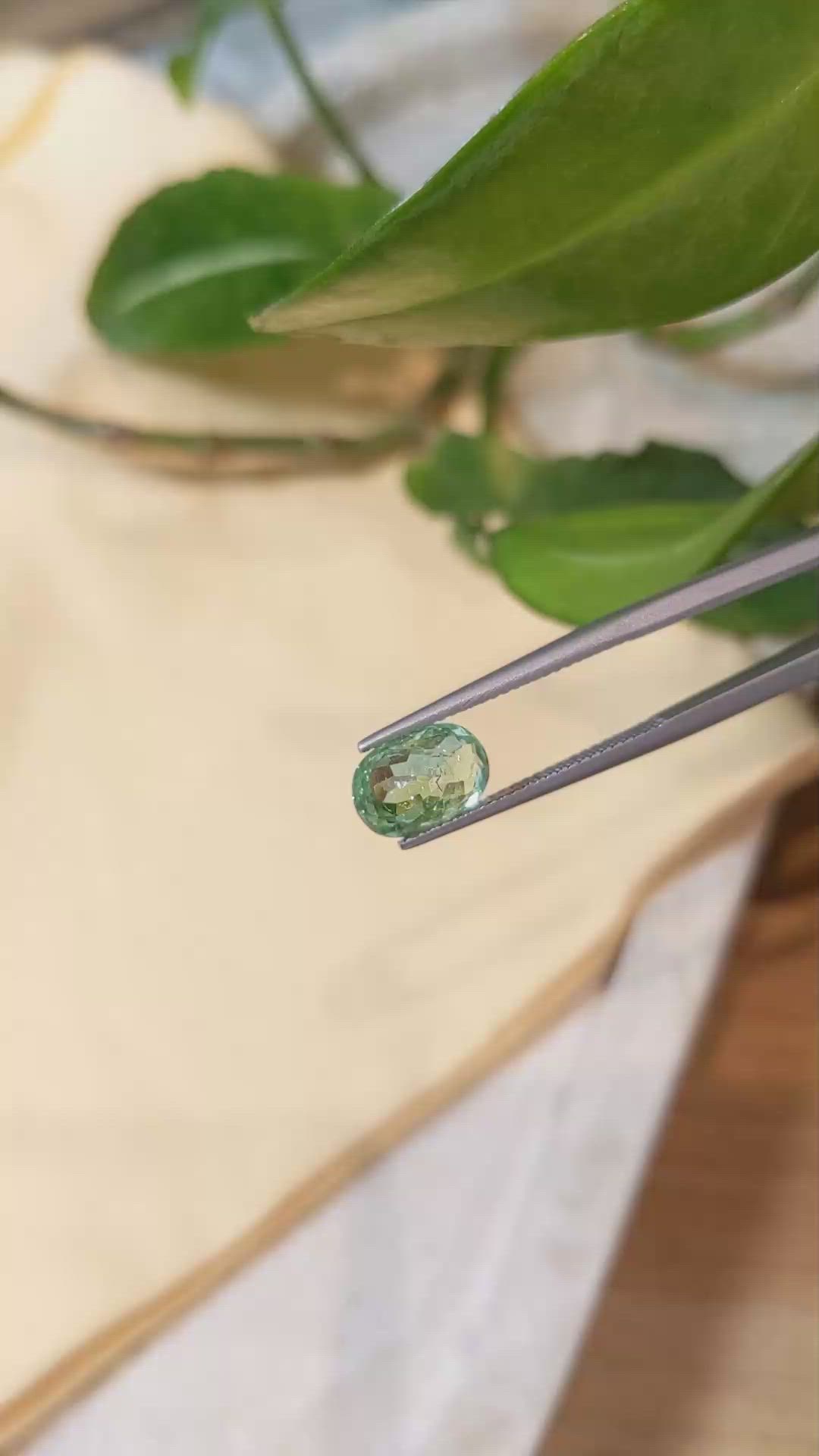 2.37 Ct. Paraiba Tourmaline from Nigeria Size Video