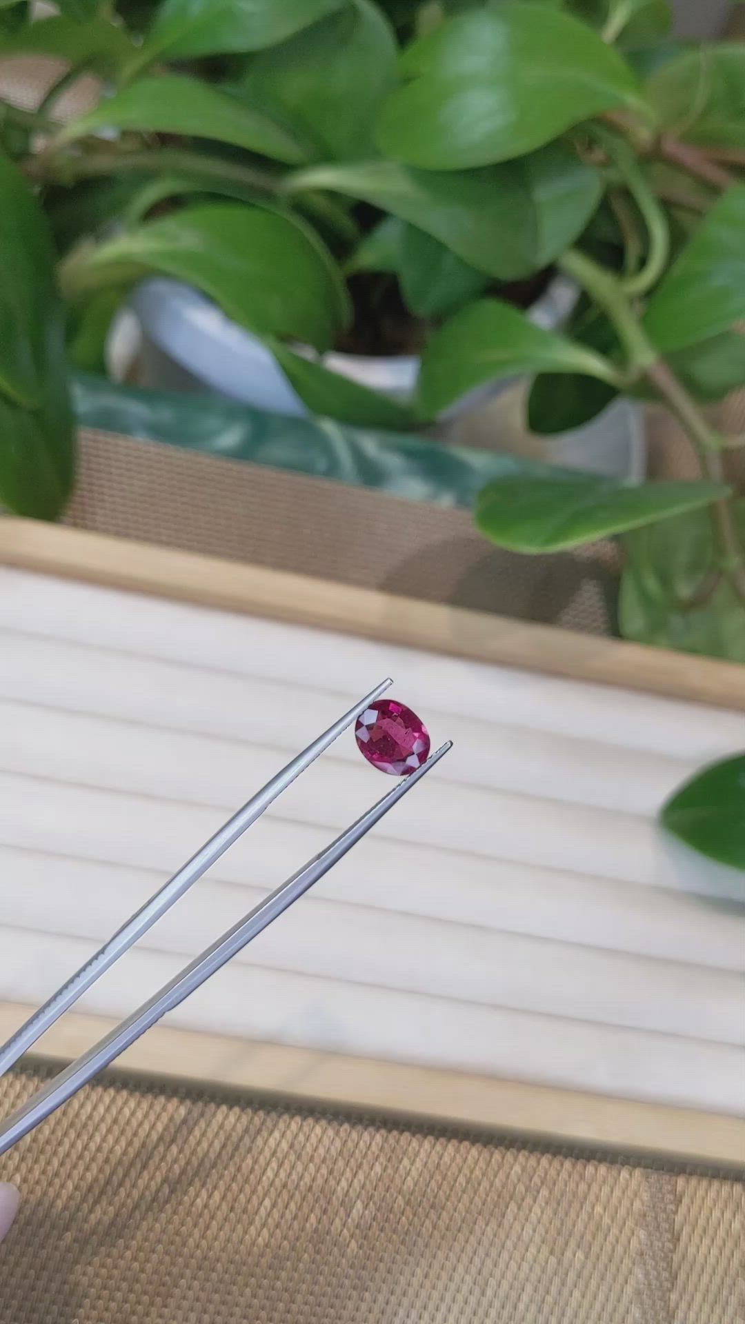 1.99 Ct. Rubellite Tourmaline from Mozambique Size Video