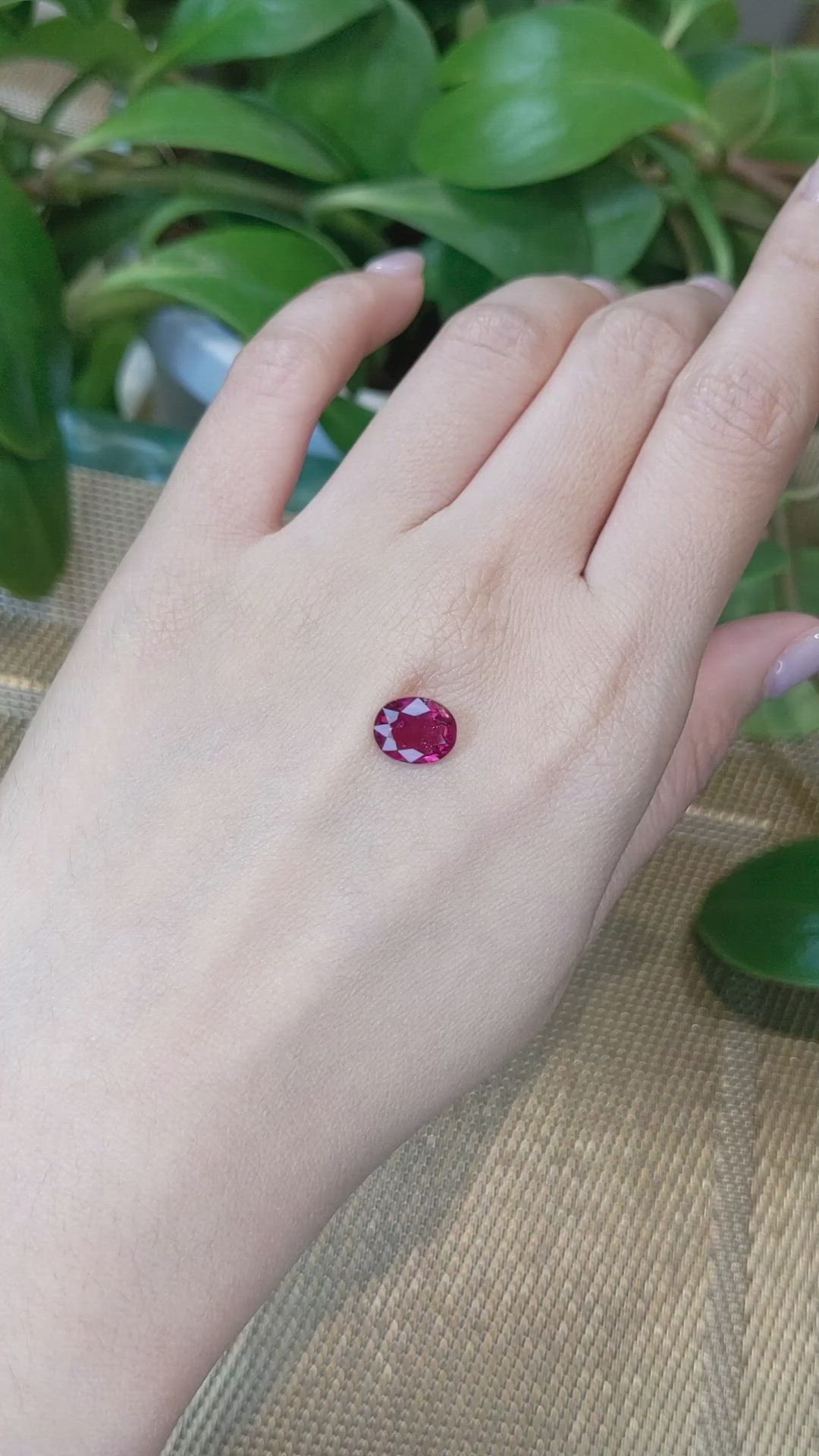 1.99 Ct. Rubellite Tourmaline from Mozambique Size Video