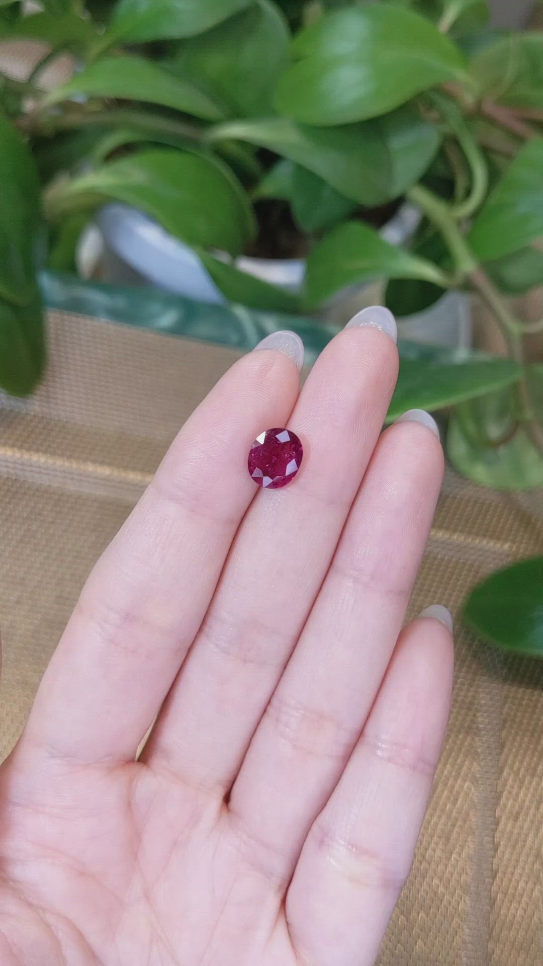 1.99 Ct. Rubellite Tourmaline from Mozambique Size Video