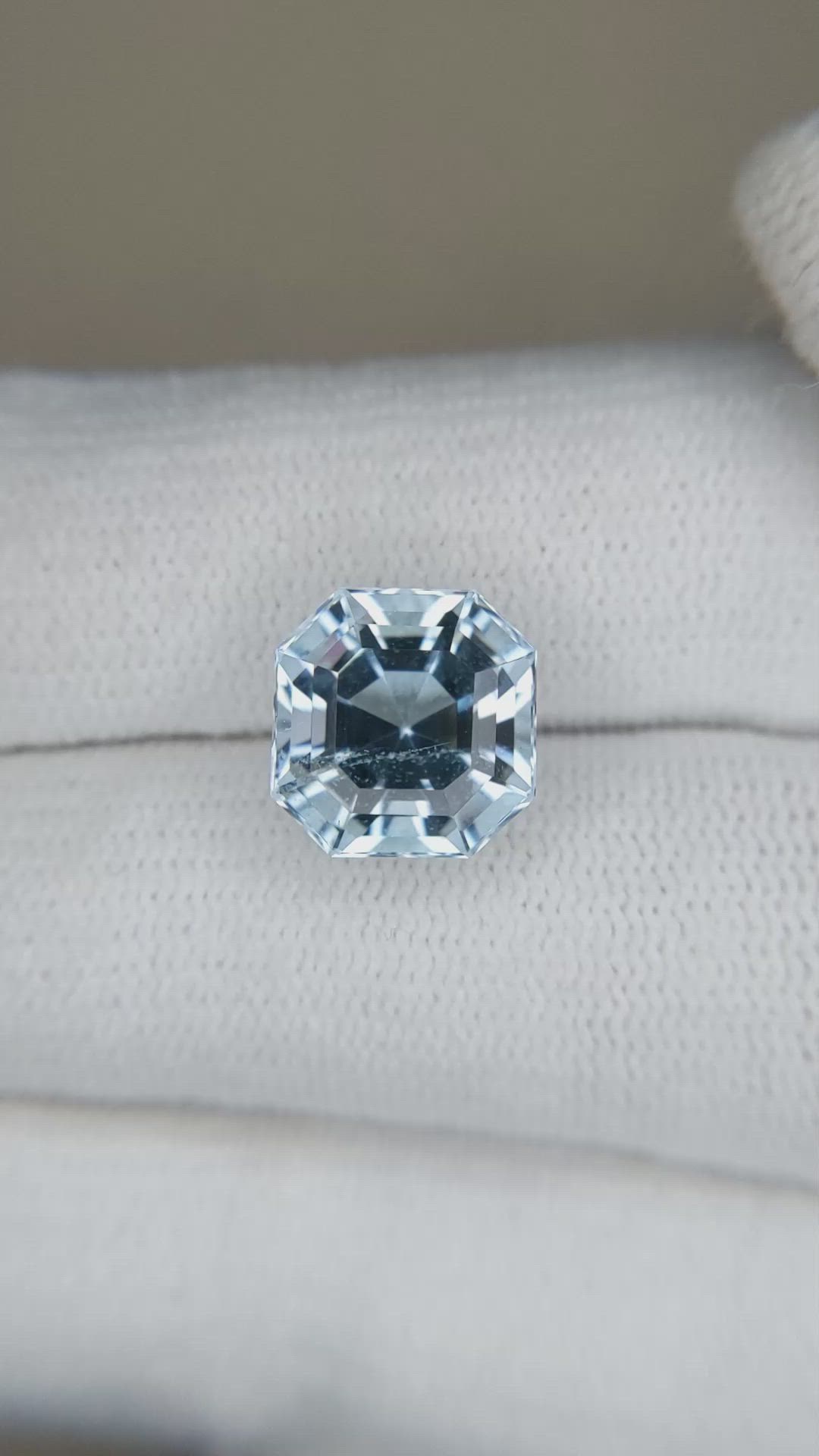 4.34 Ct. Aquamarine from Brazil Size Video