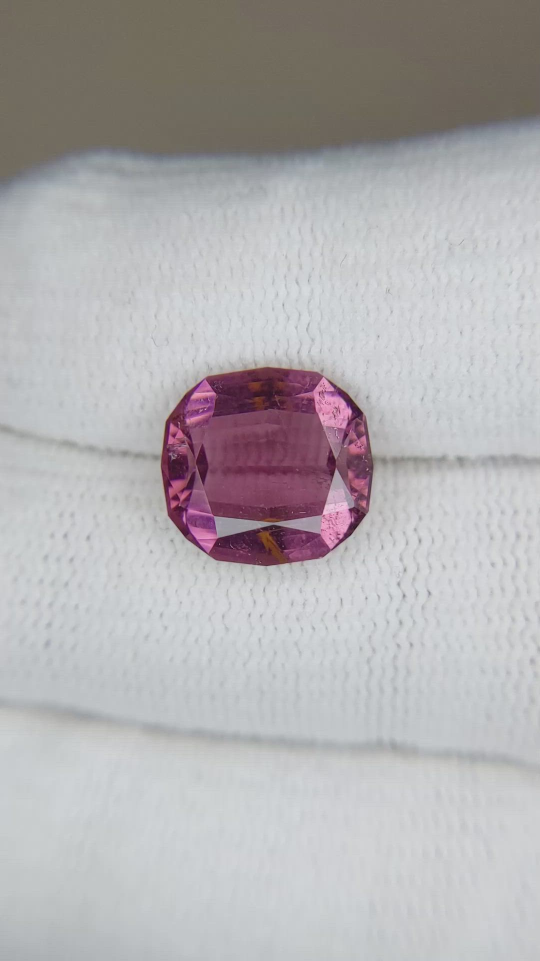 5.29 Ct. Rubellite Tourmaline from Mozambique Size Video