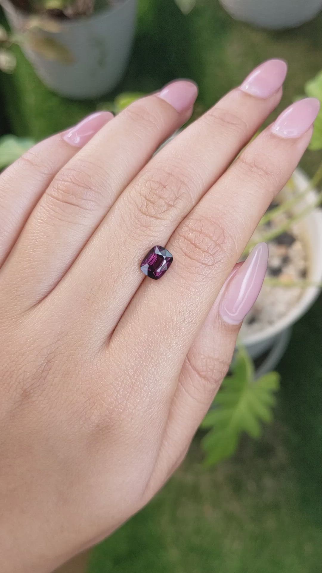 1.71 Ct. Spinel from Madagascar Size Video