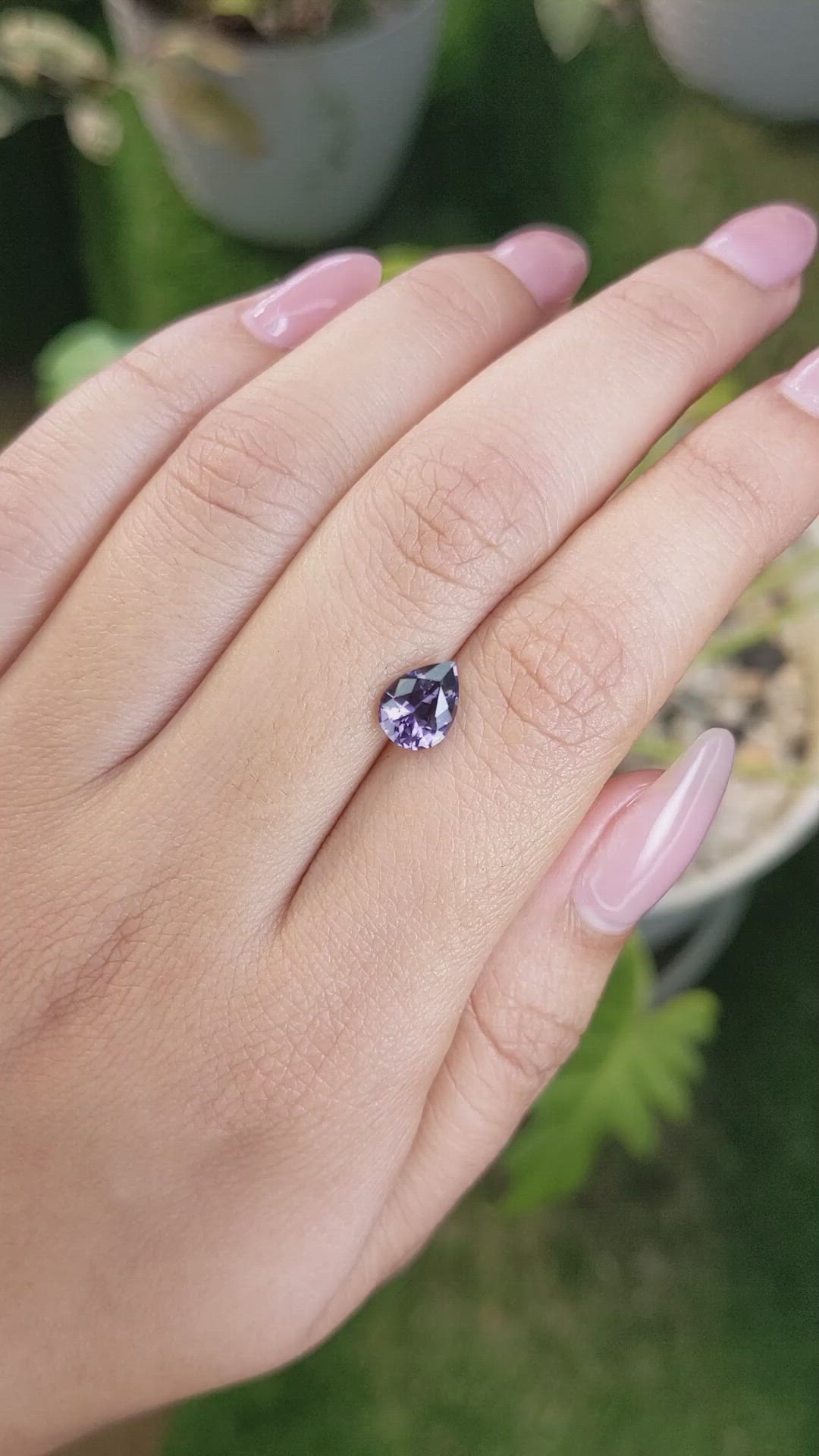 1.27 Ct. Spinel from Ceylon (Sri Lanka) Size Video