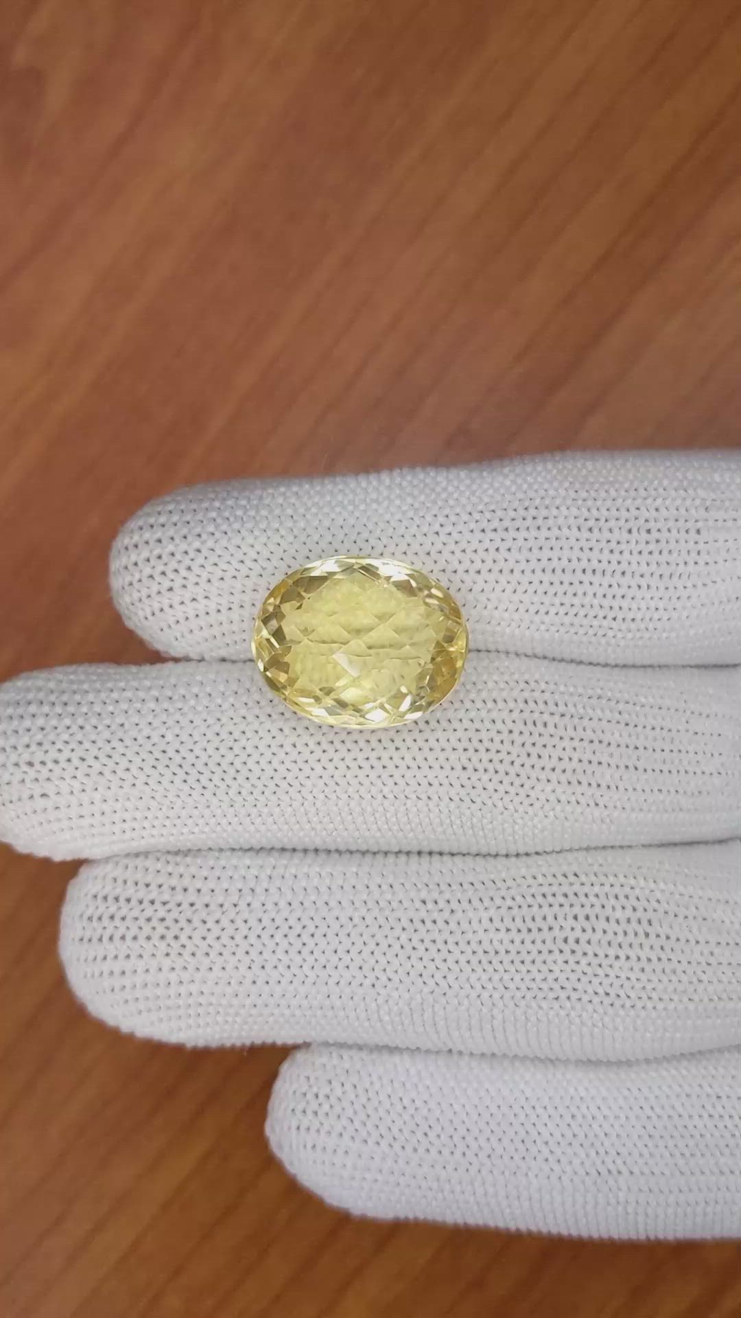 19.27 Ct. Citrine from Brazil Size Video