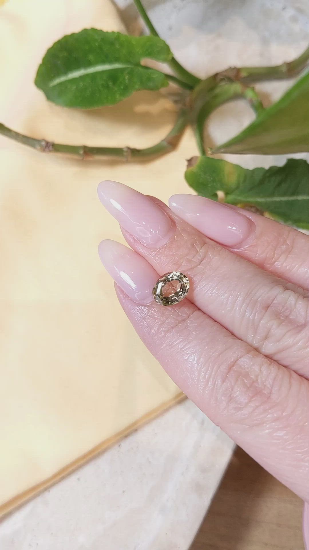 1.66 Ct. Heliodor from Pakistan Size Video