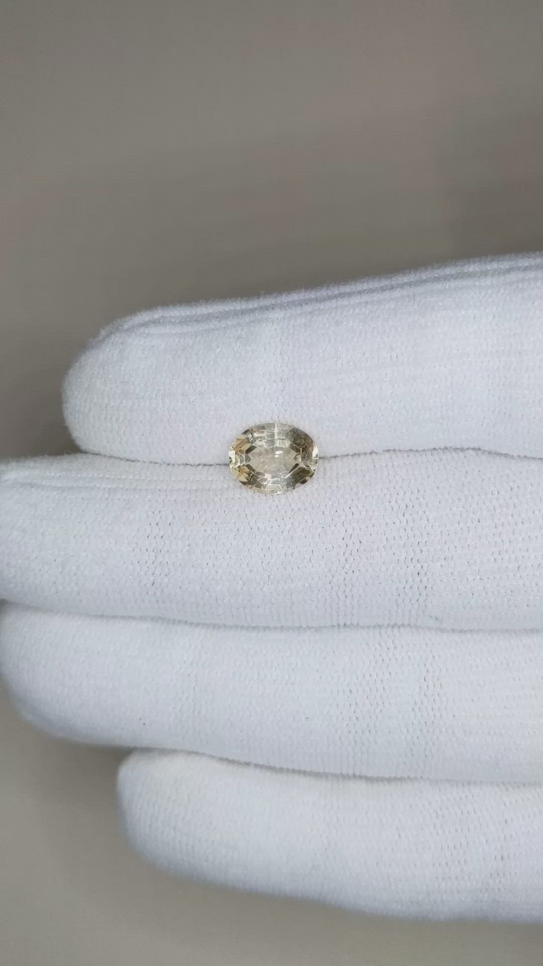 1.66 Ct. Heliodor from Pakistan Size Video