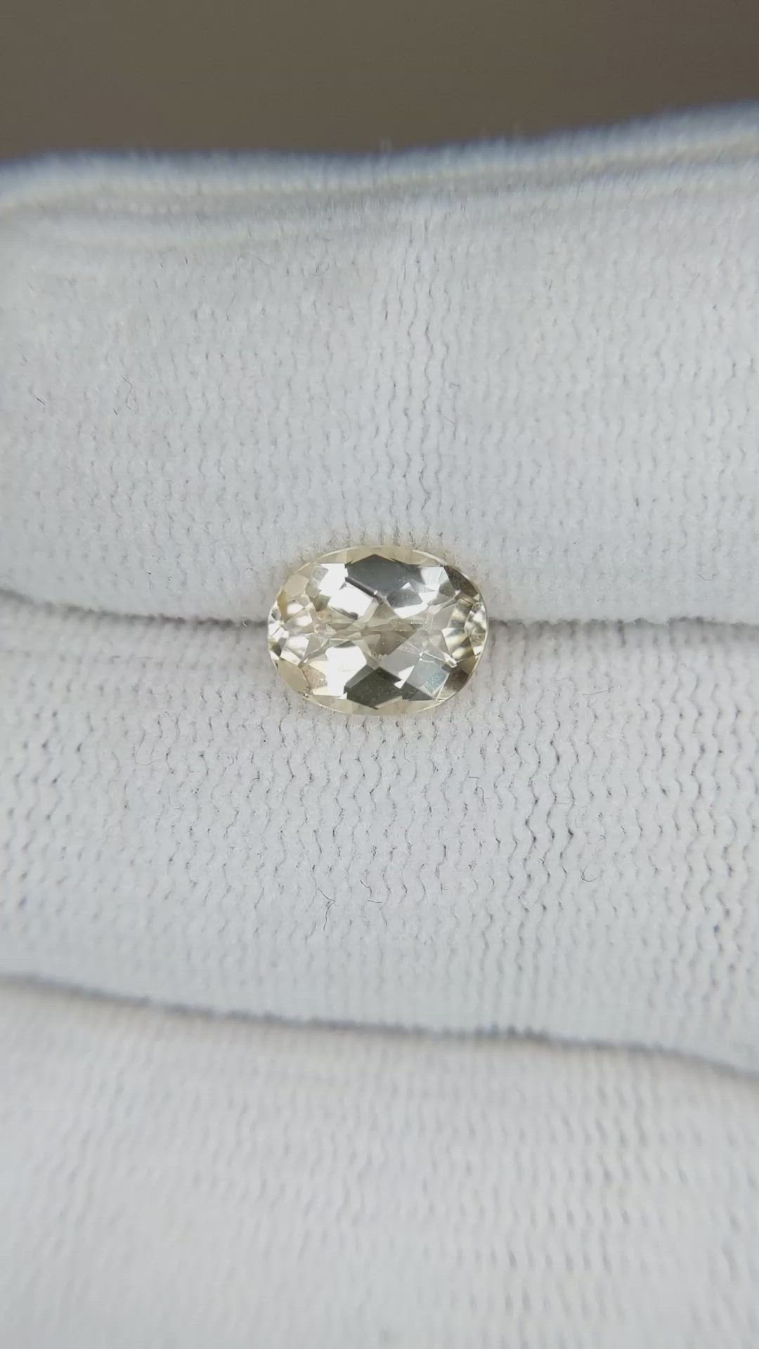 1.34 Ct. Heliodor from Pakistan Size Video