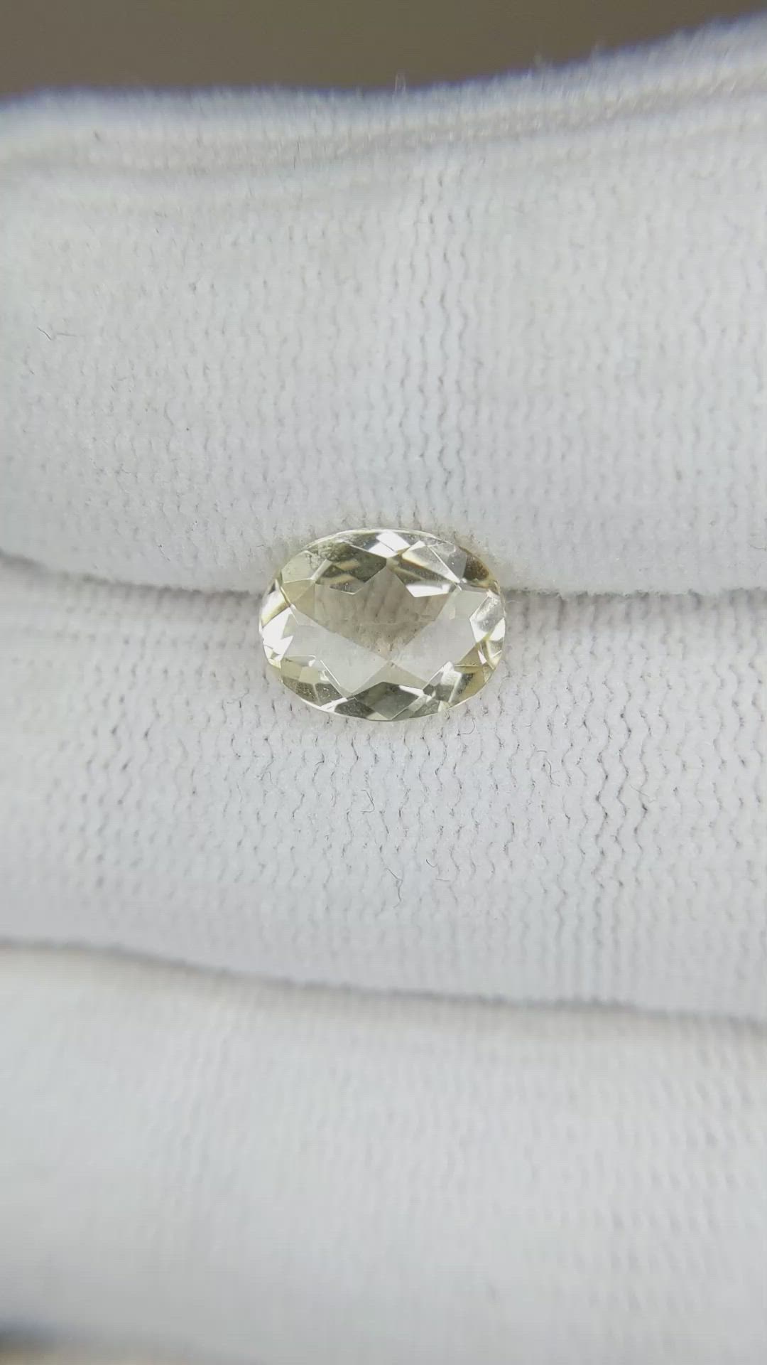 1.62 Ct. Heliodor from Pakistan Size Video